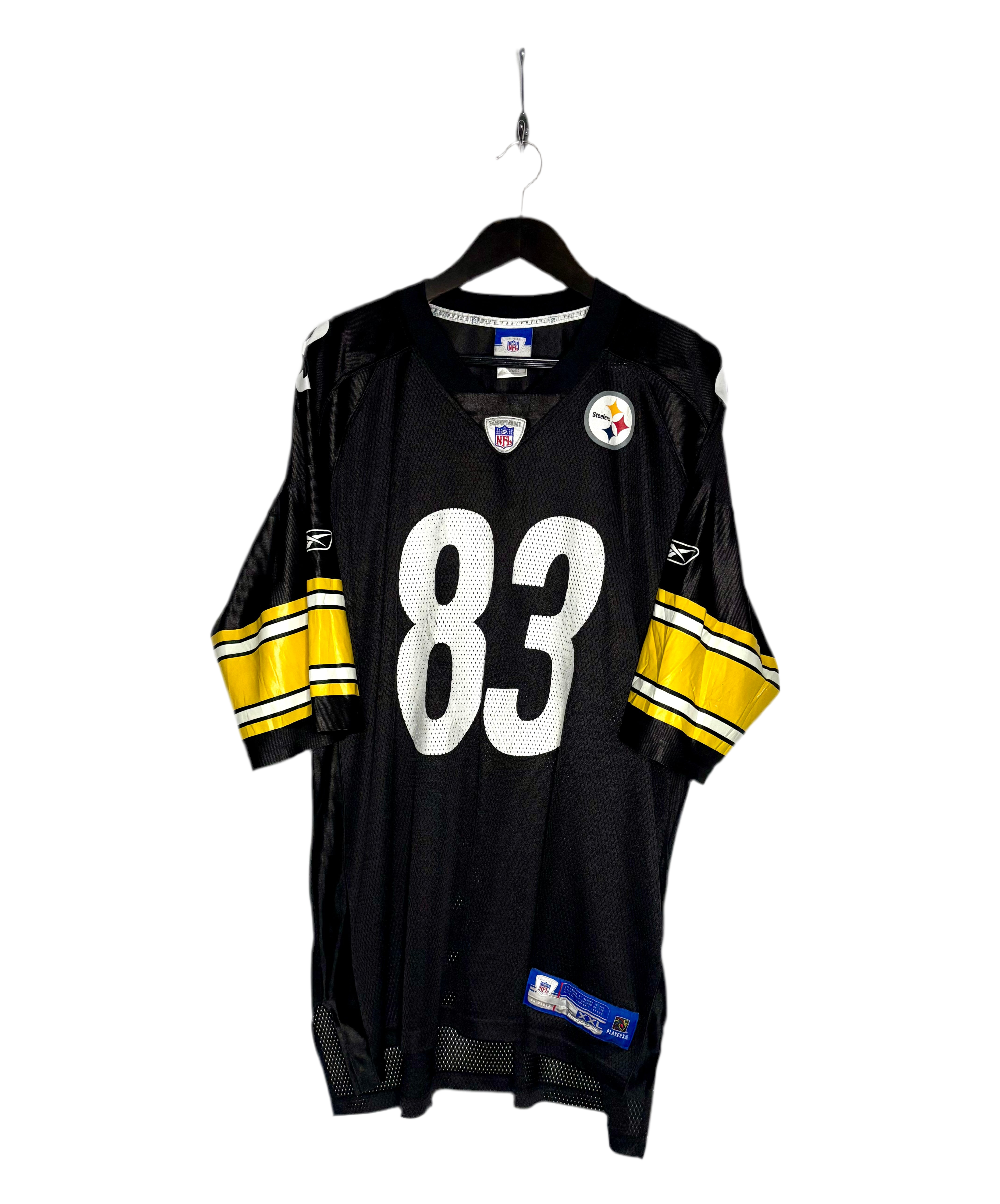 Reebok NFL Pittsburgh Steelers Jersey #83 Heath Miller Schwarz Größe XXL