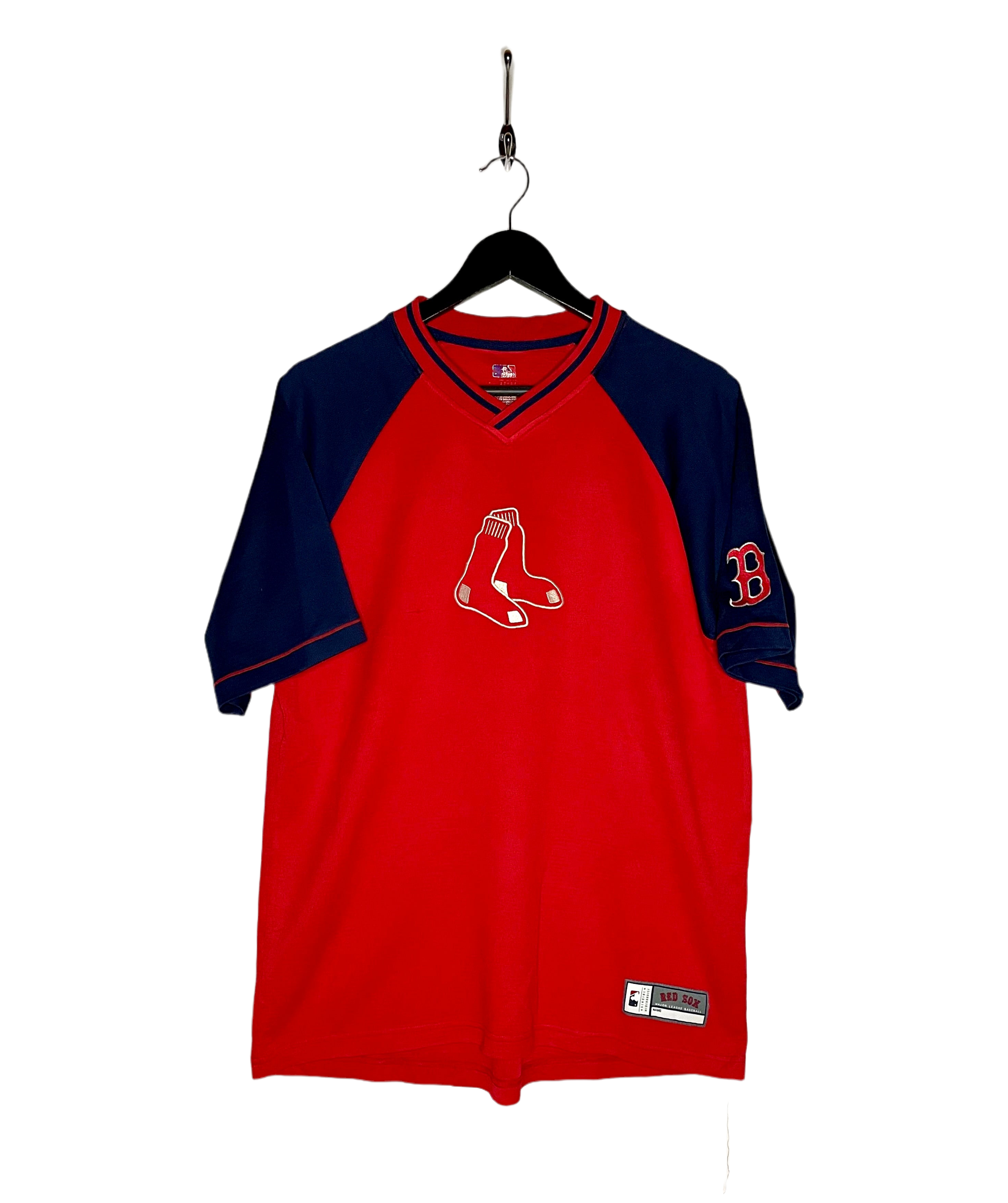 MLB Sportshirt Boston Red Sox Rot/Blau Größe L