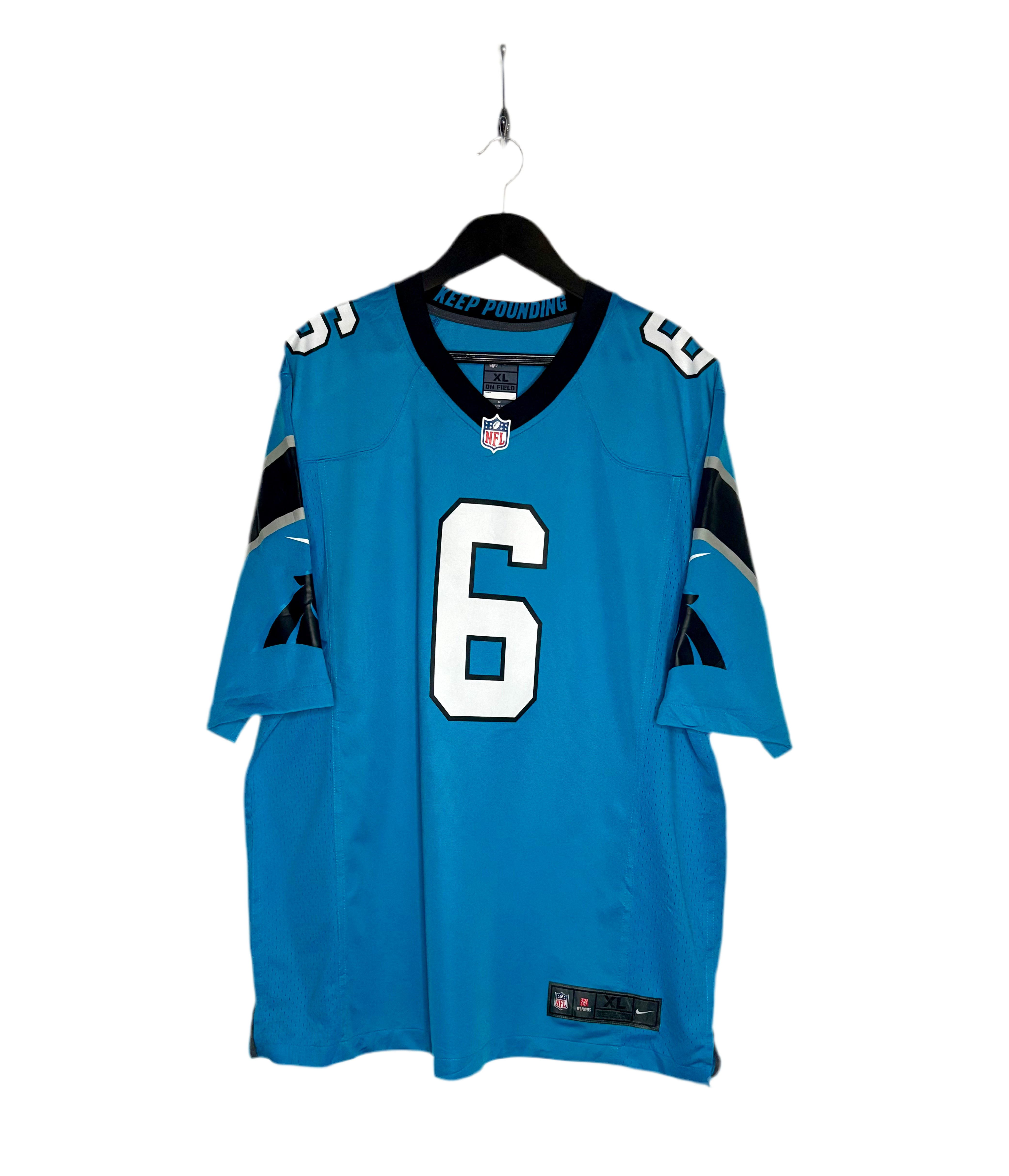 Nike NFL Carolina Panthers Jersey #6 Baker Mayfield Türkis Größe XL