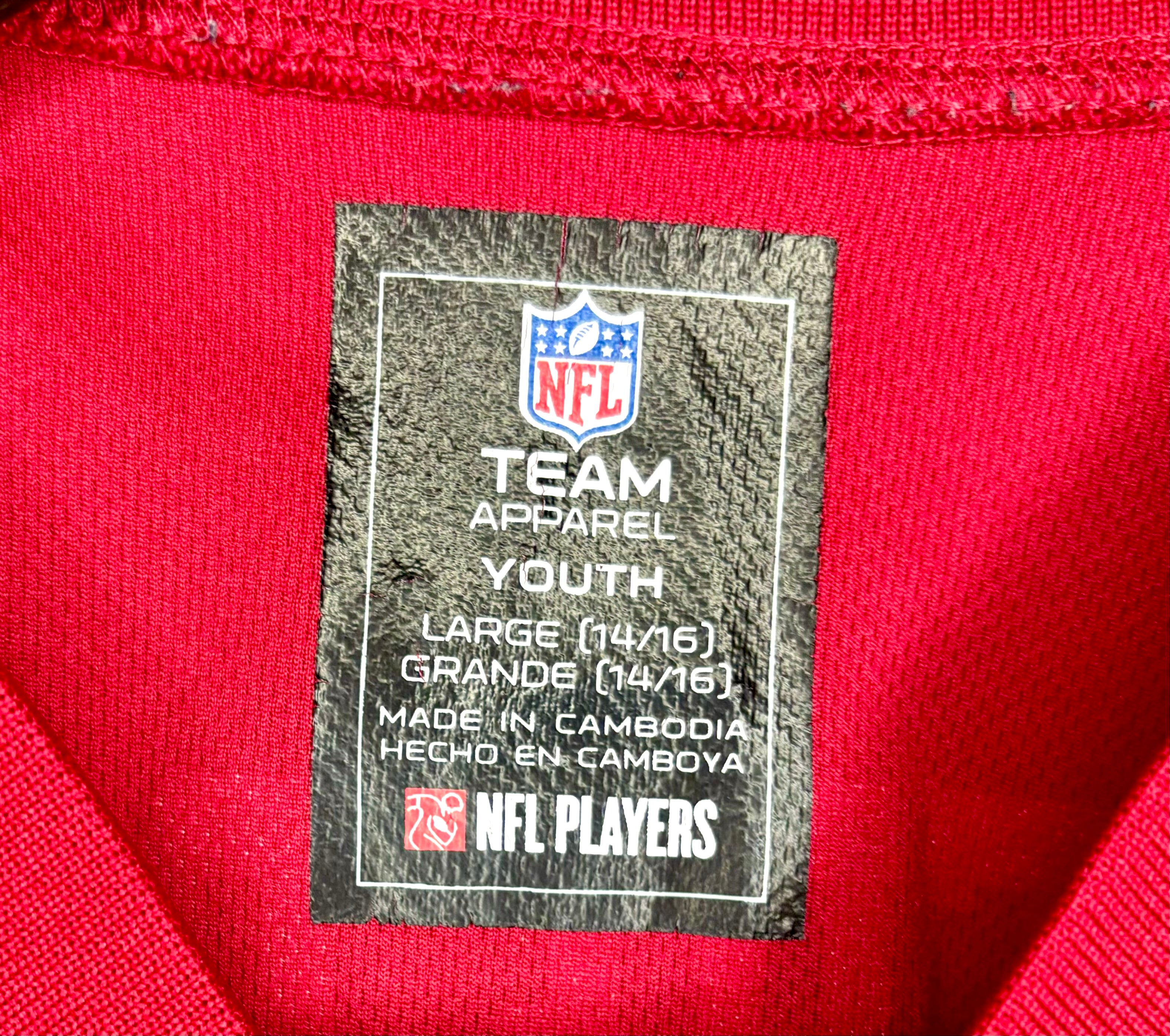 NFL San Francisco 49ers Jersey #7 Colin Kaepernick Rot Größe L Kinder