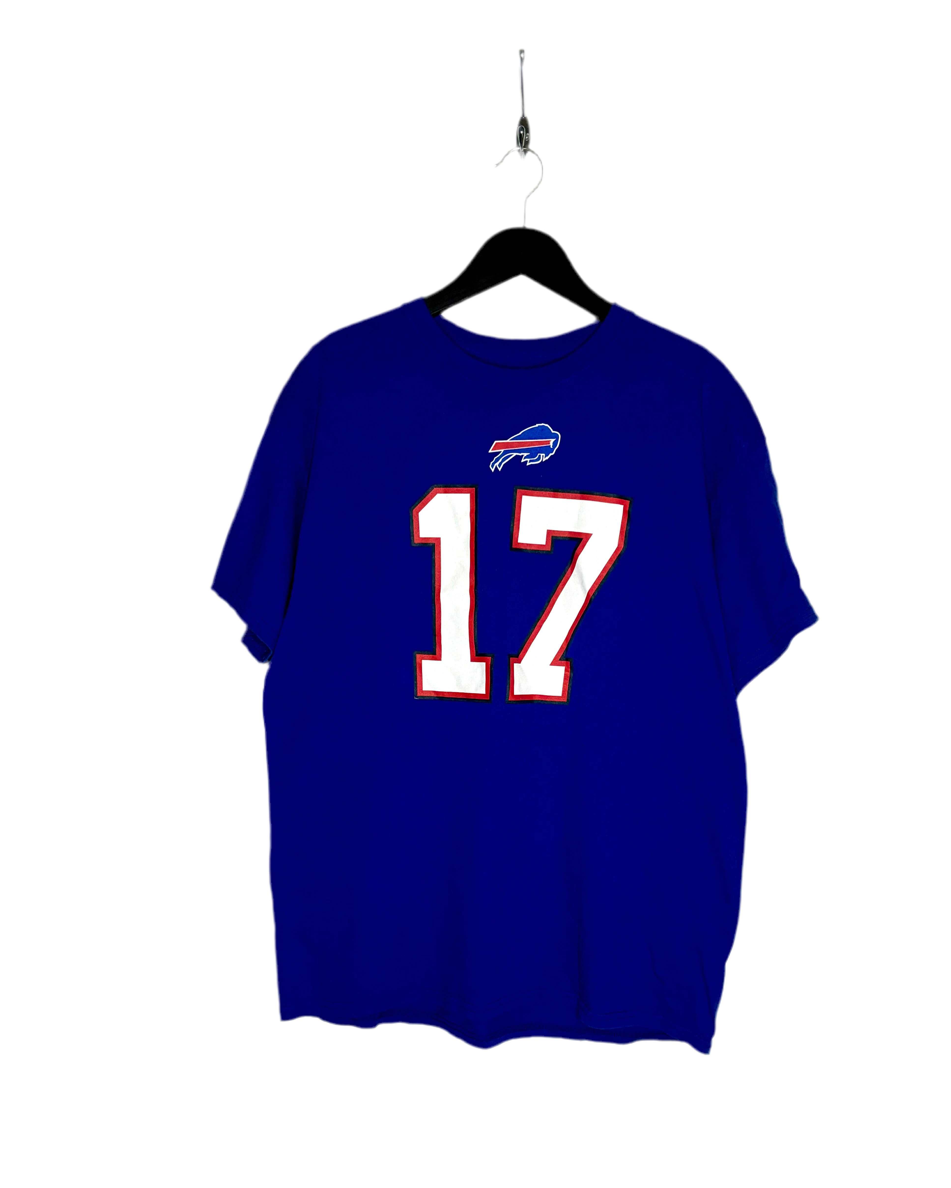 NFL Buffalo Bills Football T-Shirt #17 Josh Allen Blau Größe XL