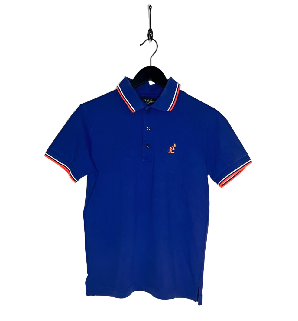 Polo Australiano Clásico Azul Talla M 