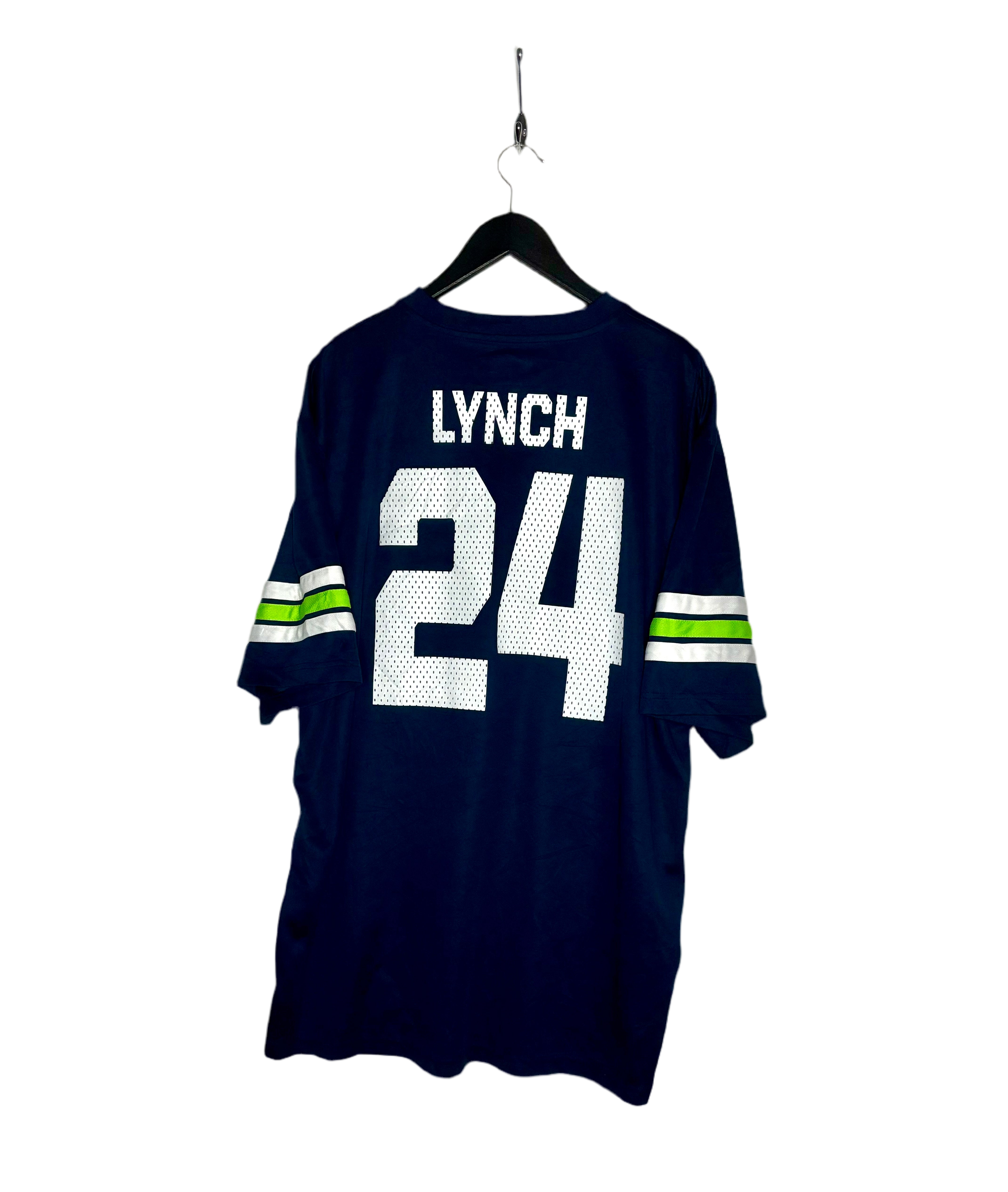 NFL Seattle Seahawks Jersey #24 Marshawn Lynch Blau Größe XXL