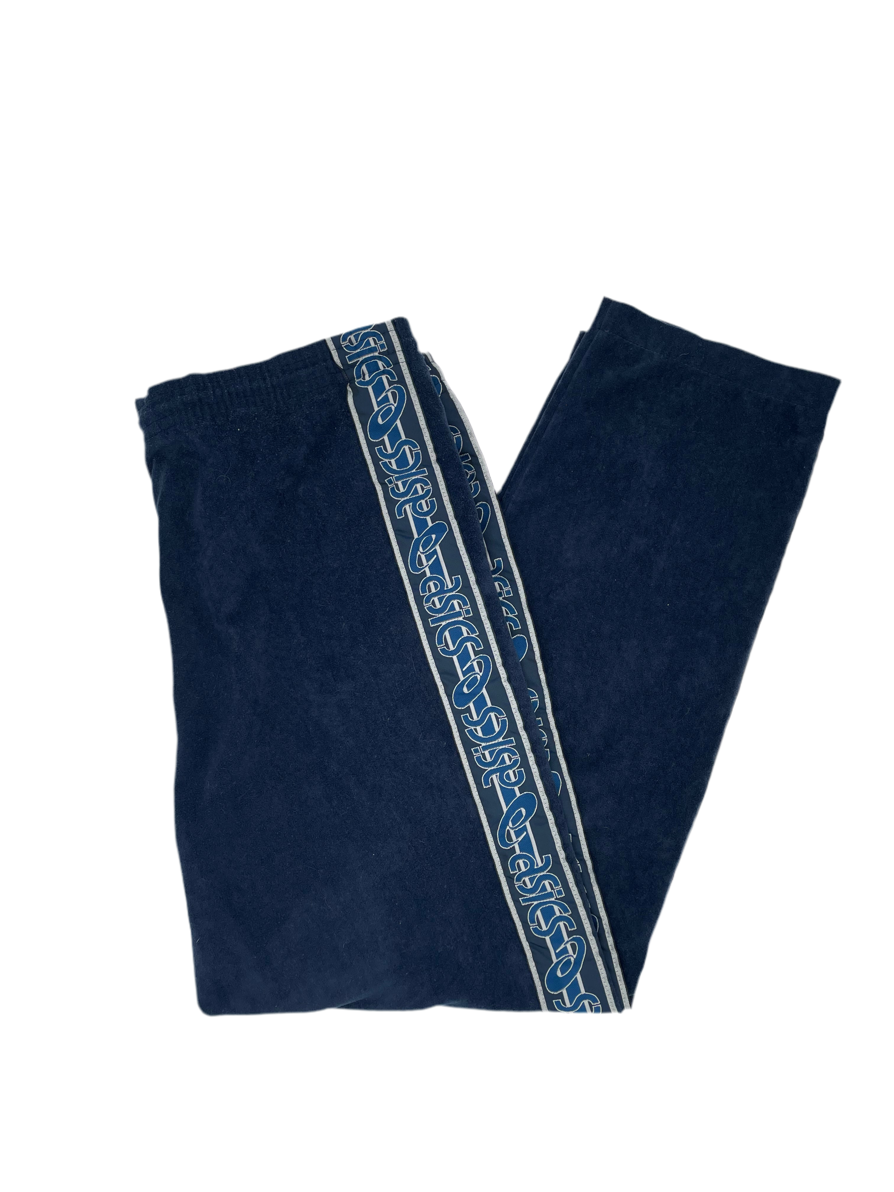 Asics Vintage Jogginghose Blau Größe M (46)