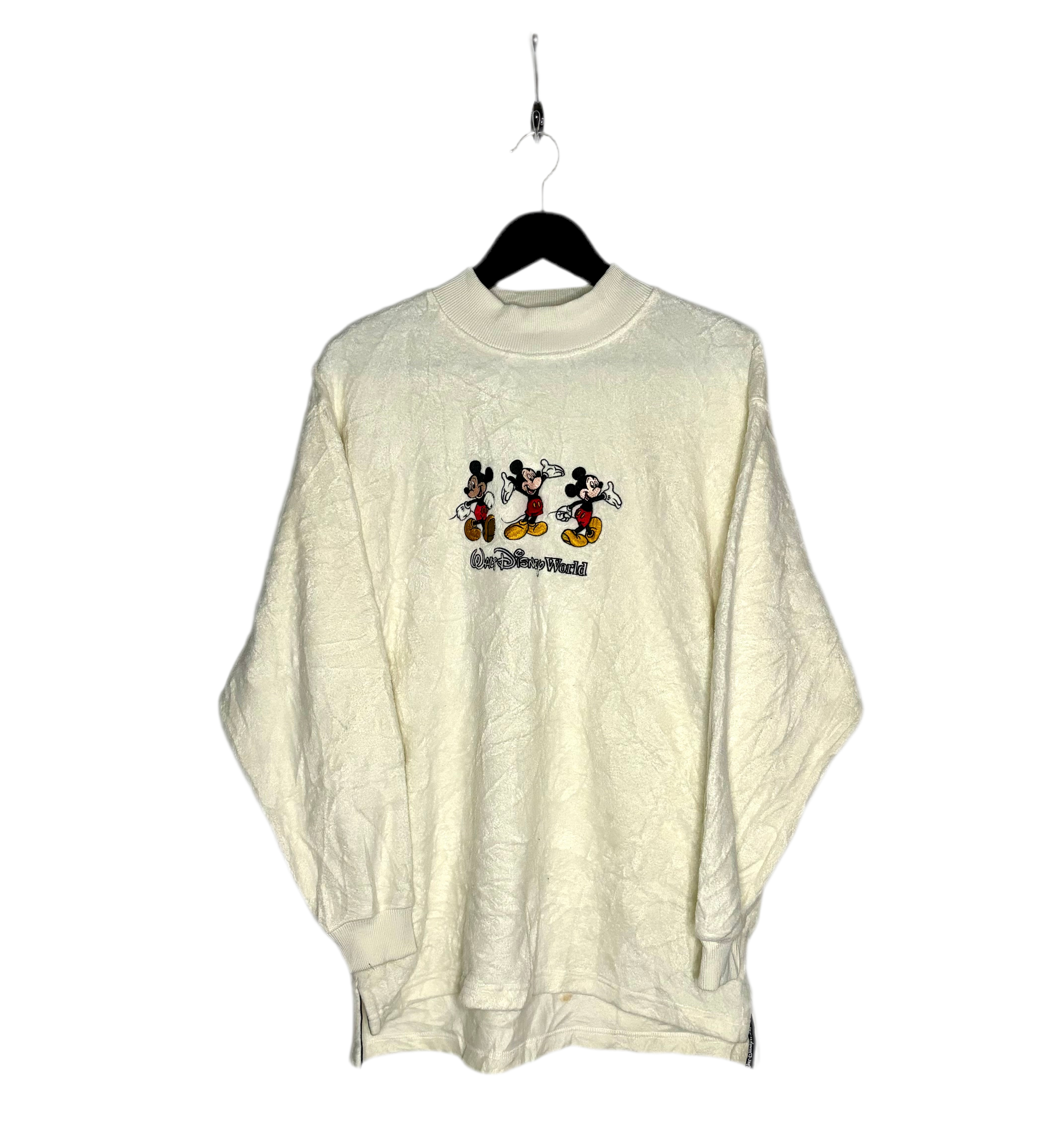 Walt Disney World Fleece Sweater Beige Größe M