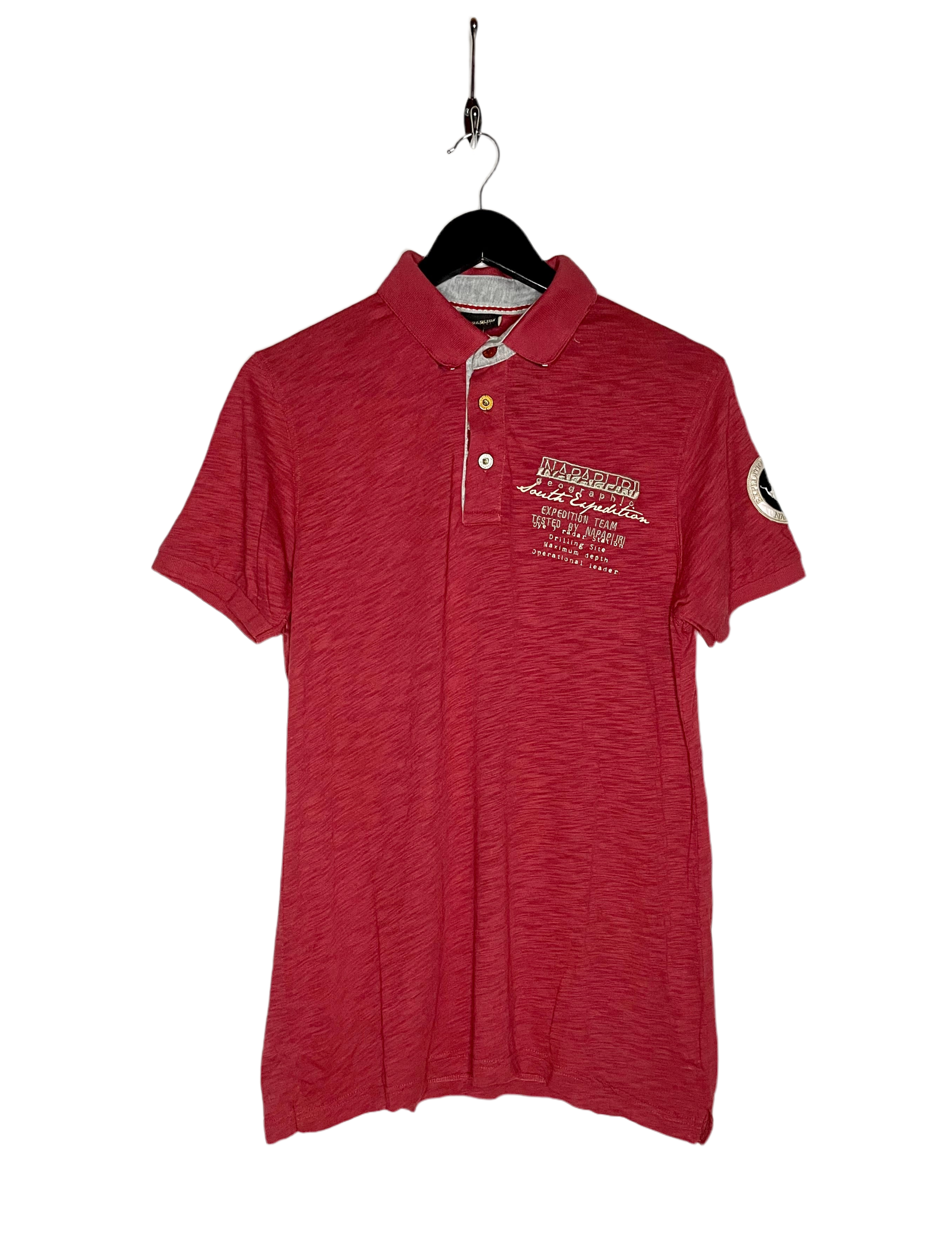 Polo Napapijri Vintage Rojo Talla L 