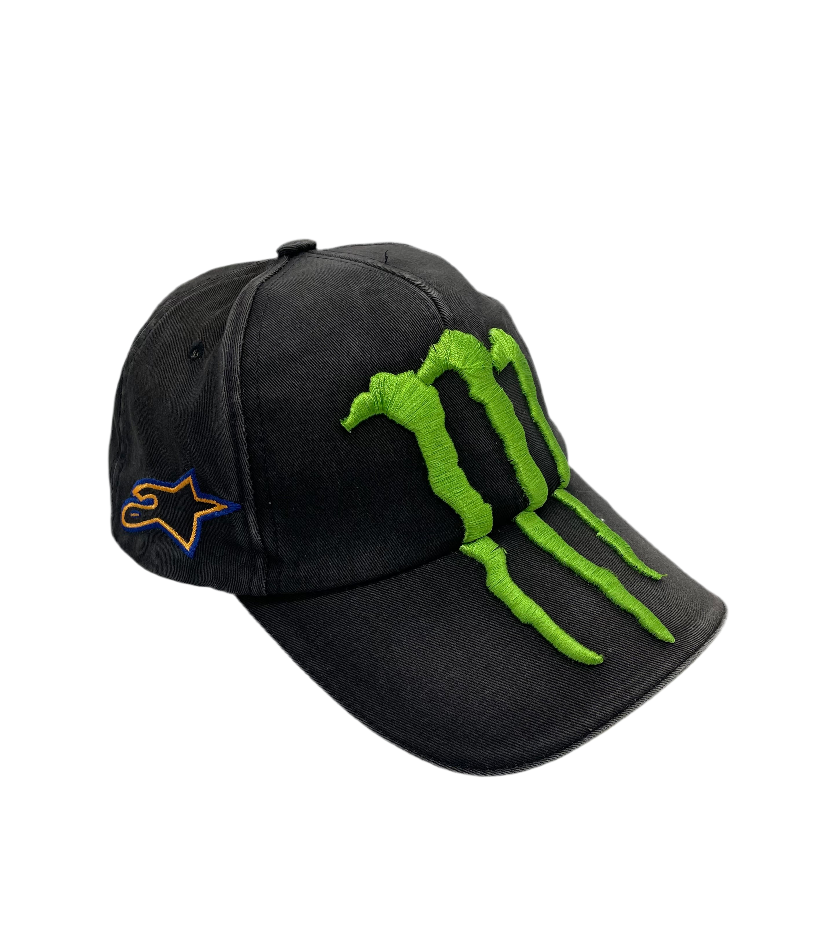 Monster Strapback Bestickt Schwarz One Size