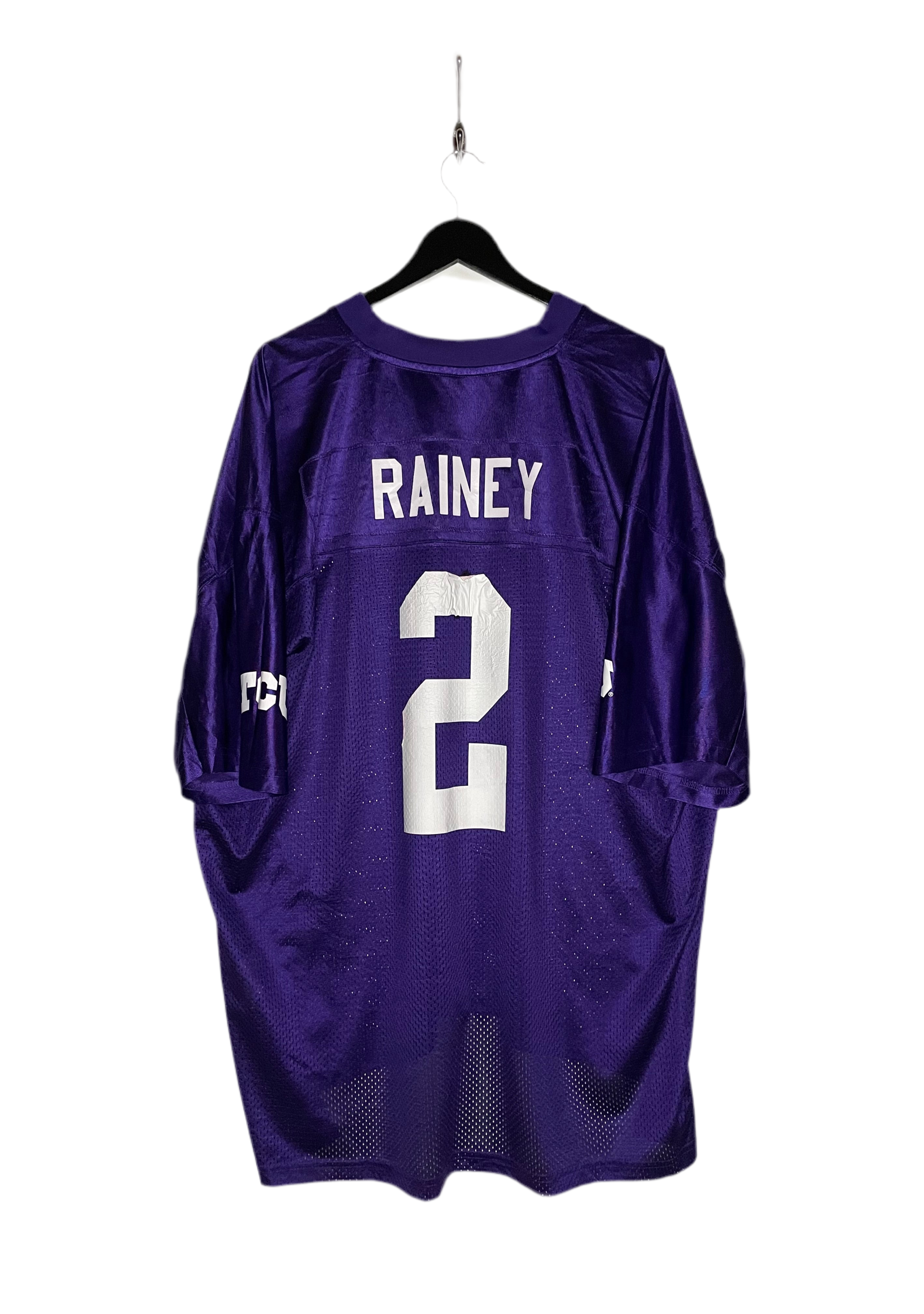 Vintage Football Jersey TCU Horned Frogs #2 Rainey Lila Größe XXXL