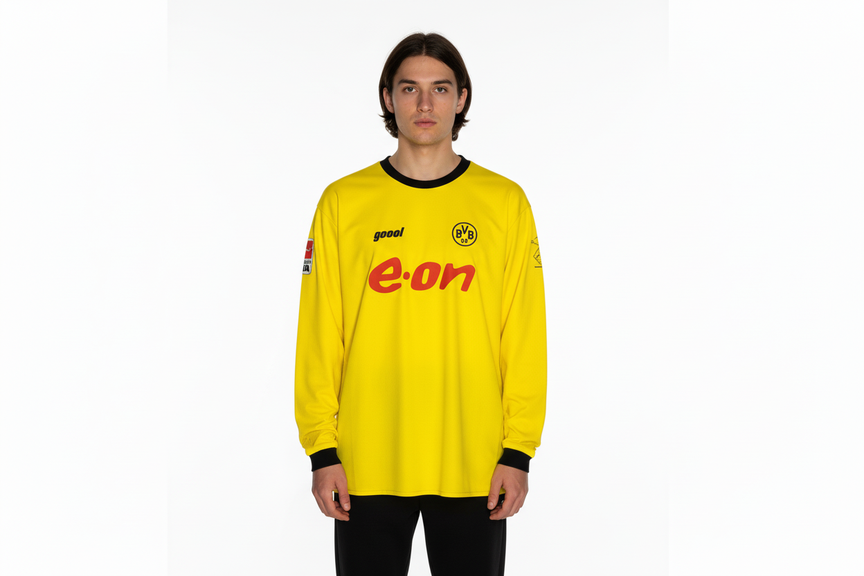 Goool Dortmund Vintage Trikot Flavio #6 Saison 03/04 Gelb Größe XXL