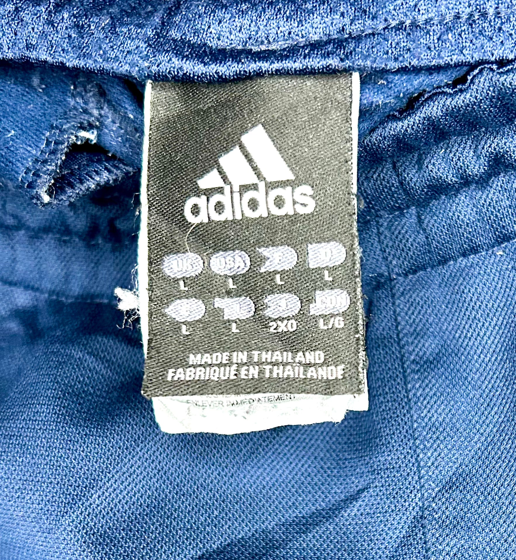 Adidas training pants dark blue size L 