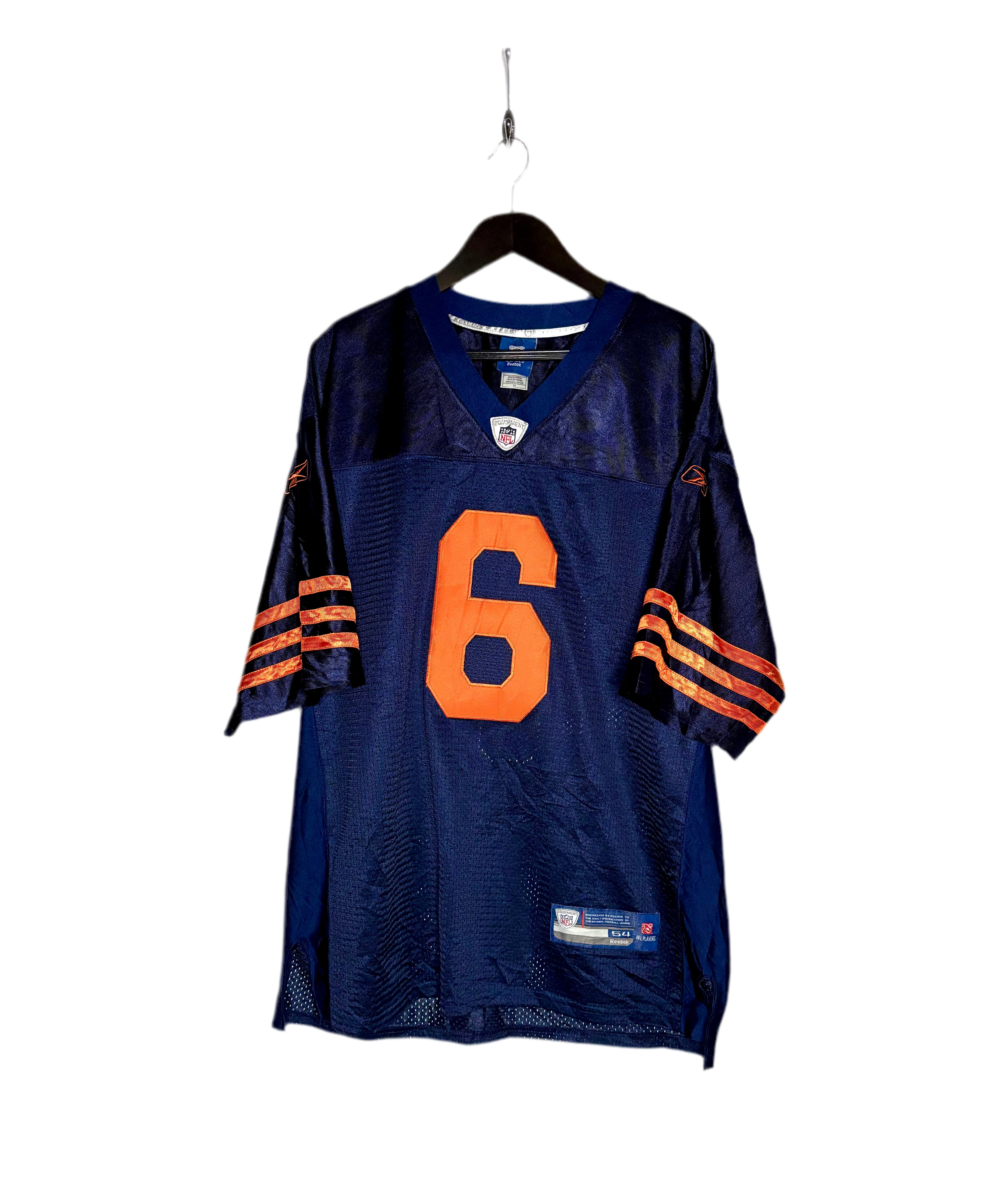Reebok NFL Vintage Chicago Bears Jersey #6 Jay Cutler Blau Größe XXL