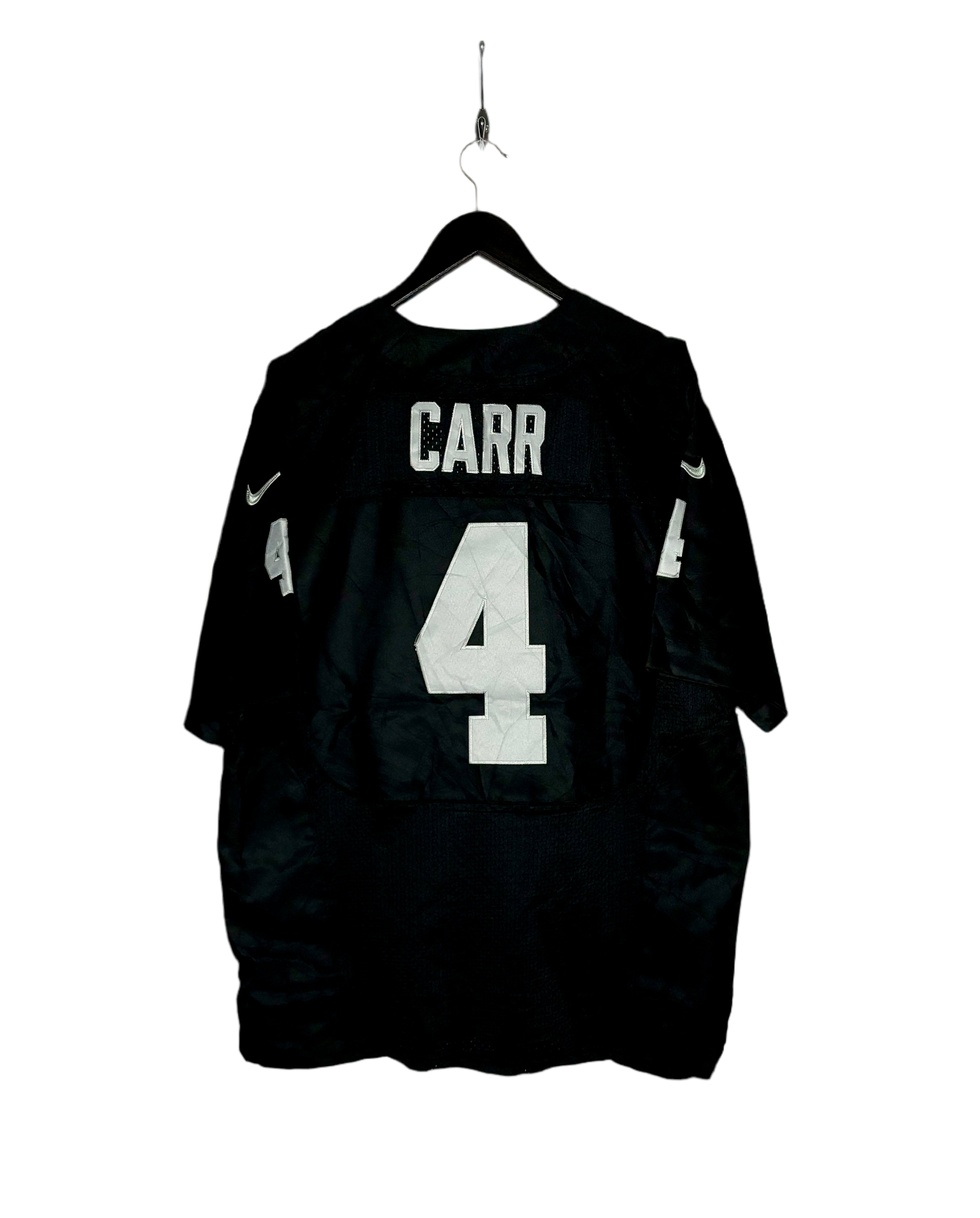 Nike Las Vegas Raiders Jersey #4 Derek Carr Schwarz Größe S