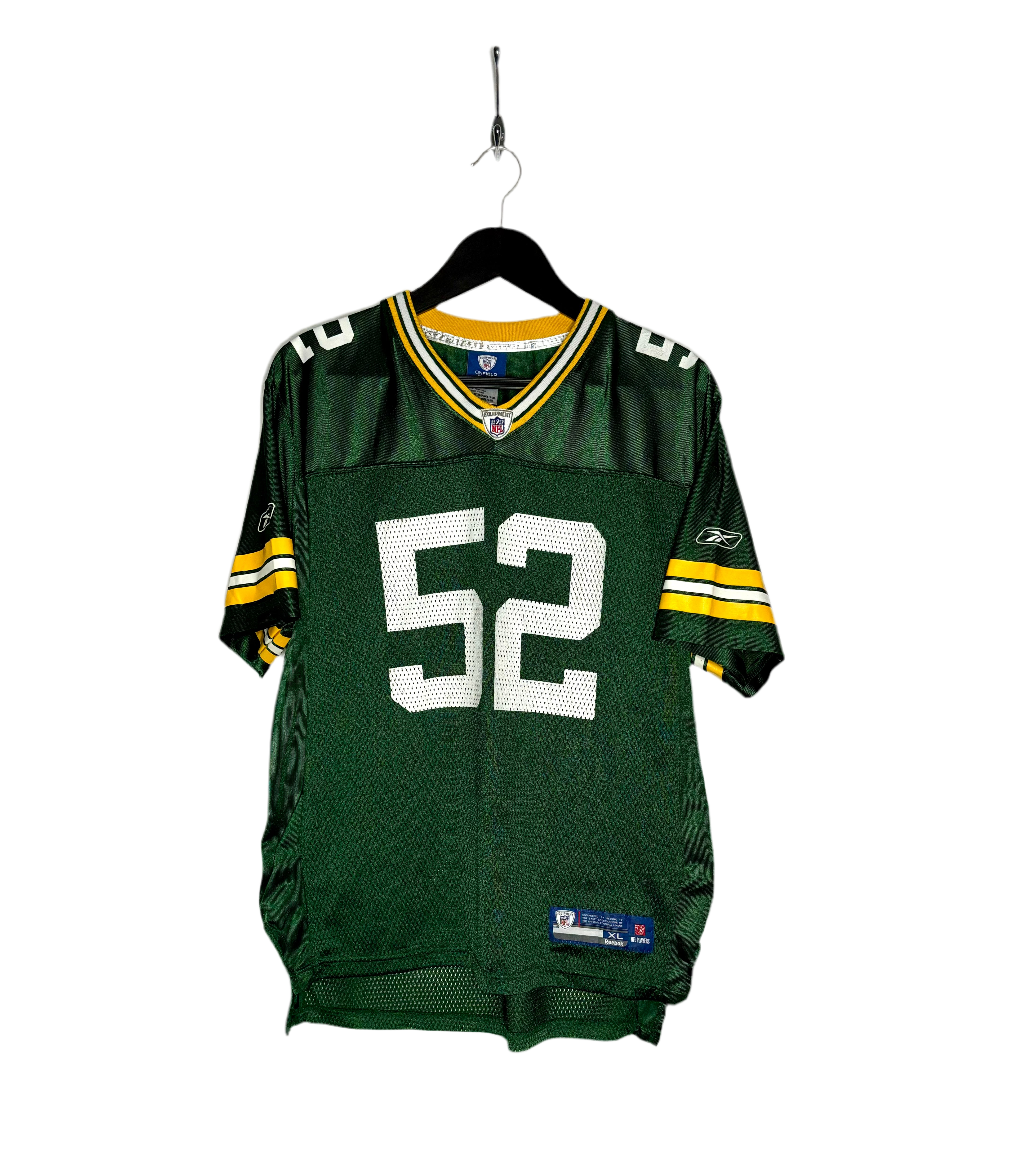 NFL Green Bay Packers Jersey #52 Clay Matthews Grün Größe XL Kinder