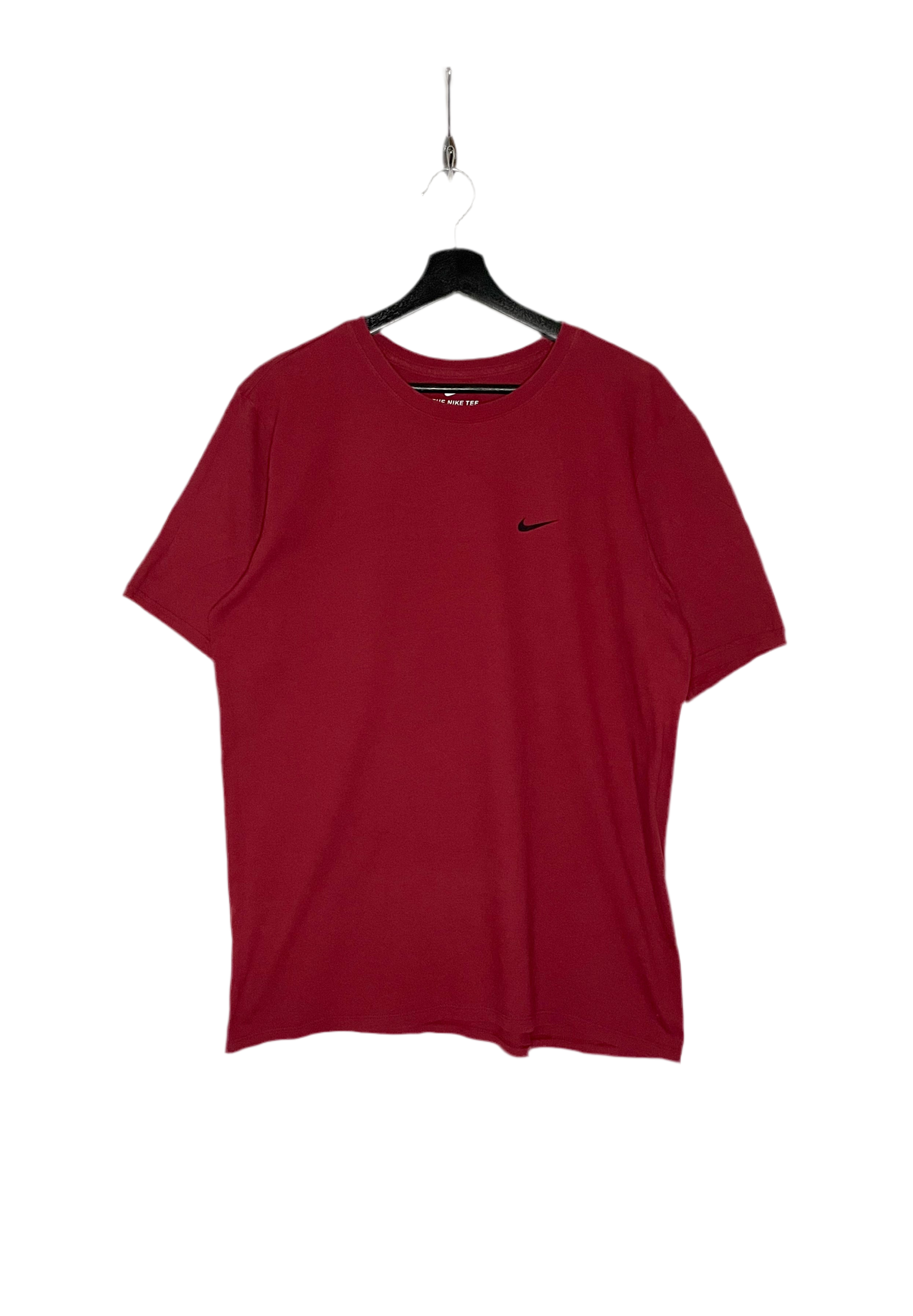 Nike T-Shirt Weinrot Größe L
