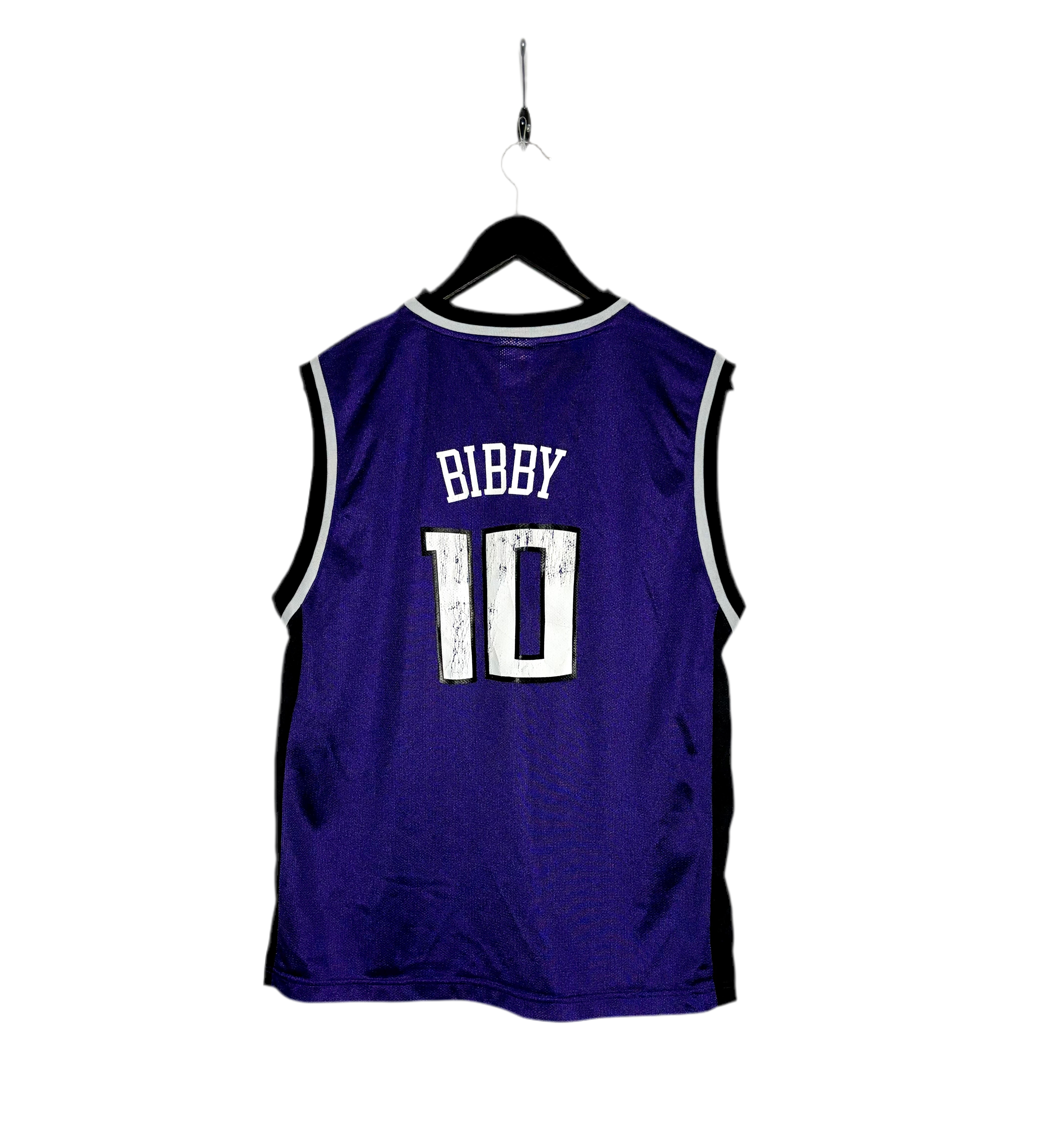 Reebok Vintage Sacramento Kings Jersey #10 Mike Bibby Lila Größe XL Kinder