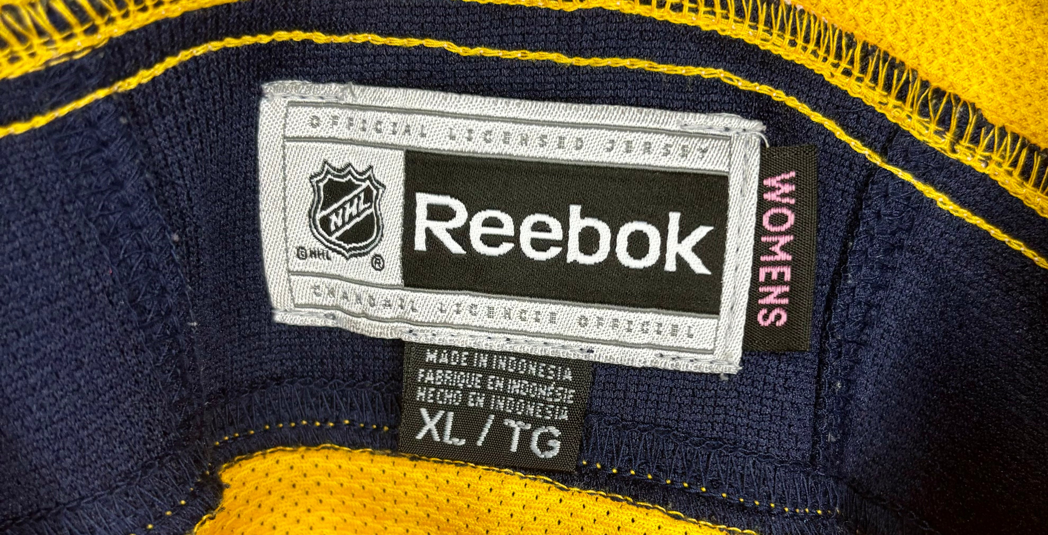 Reebok NHL Nashville Predators Jersey Gelb Größe XL Damen