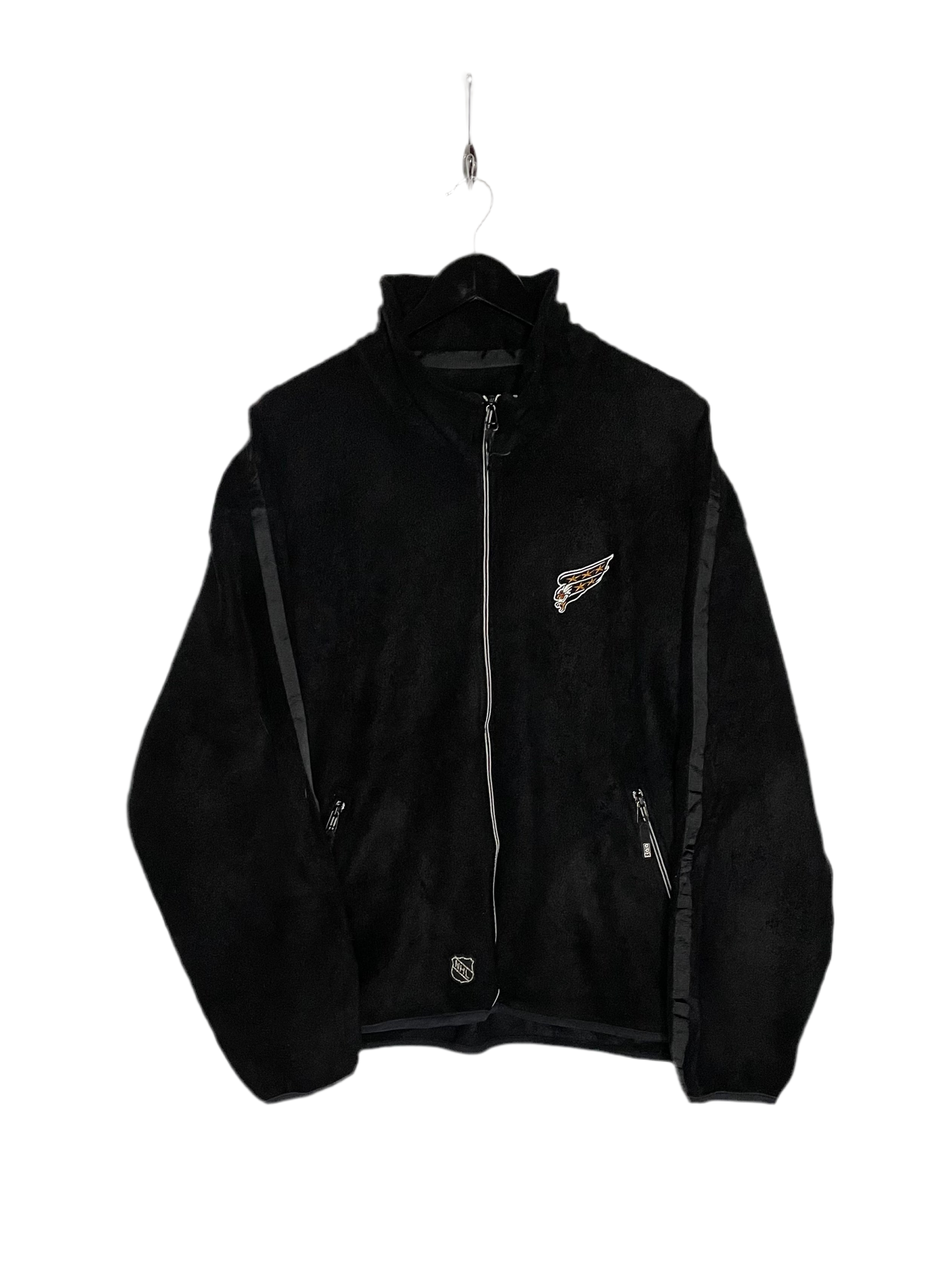CCM Washington Capitals NHL Fleecejacke Schwarz Größe M