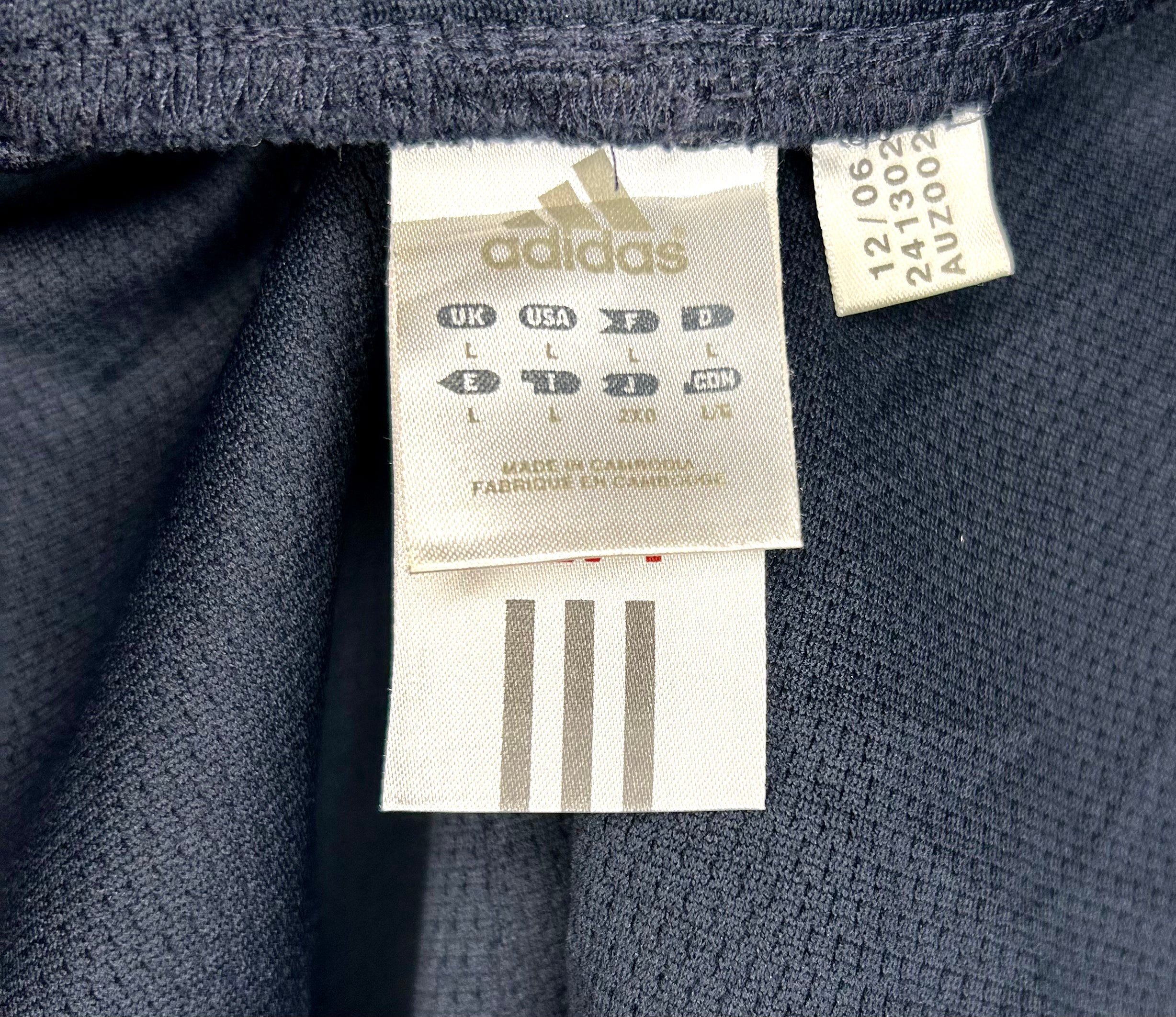 Adidas track pants dark blue size L 