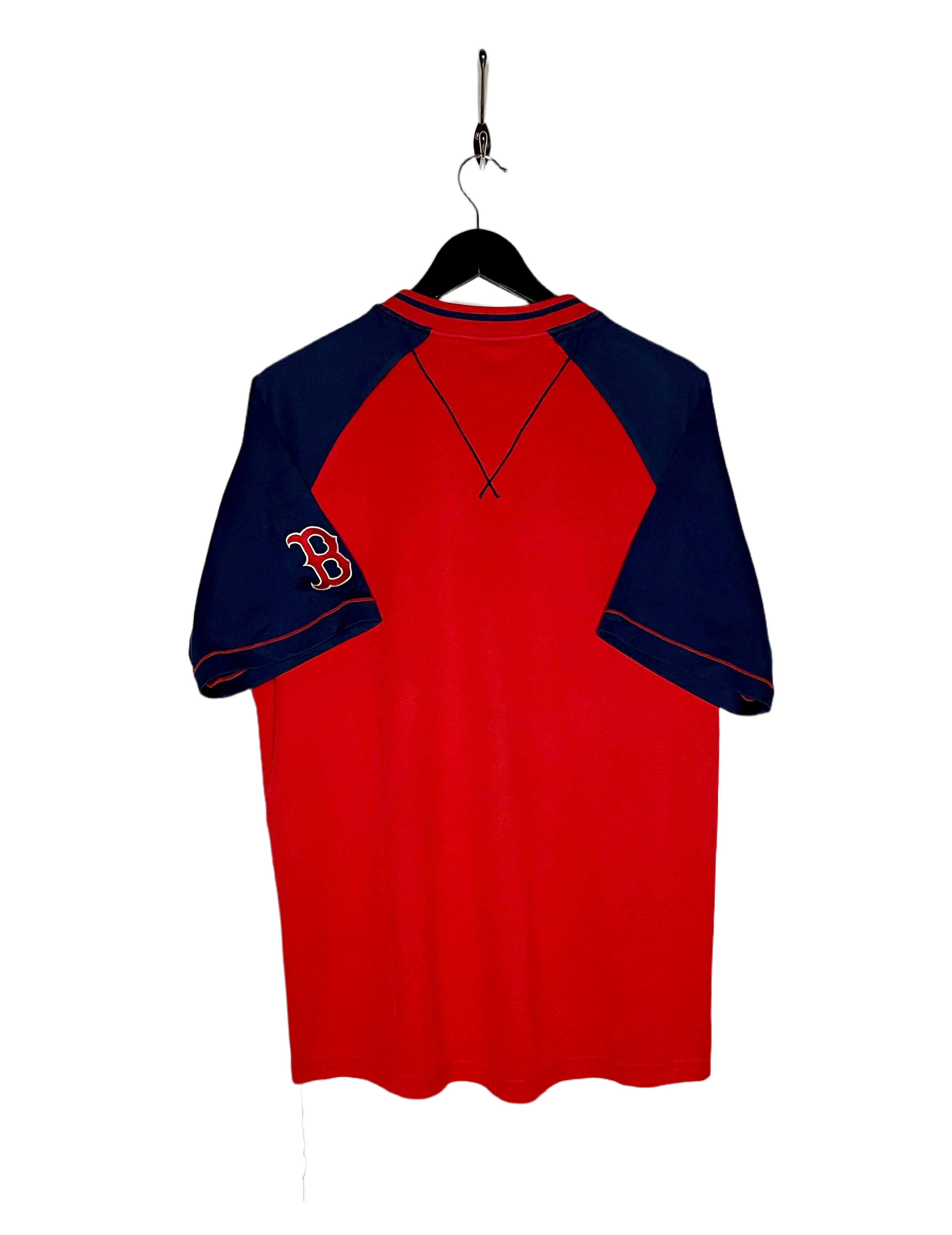 MLB Sportshirt Boston Red Sox Rot/Blau Größe L