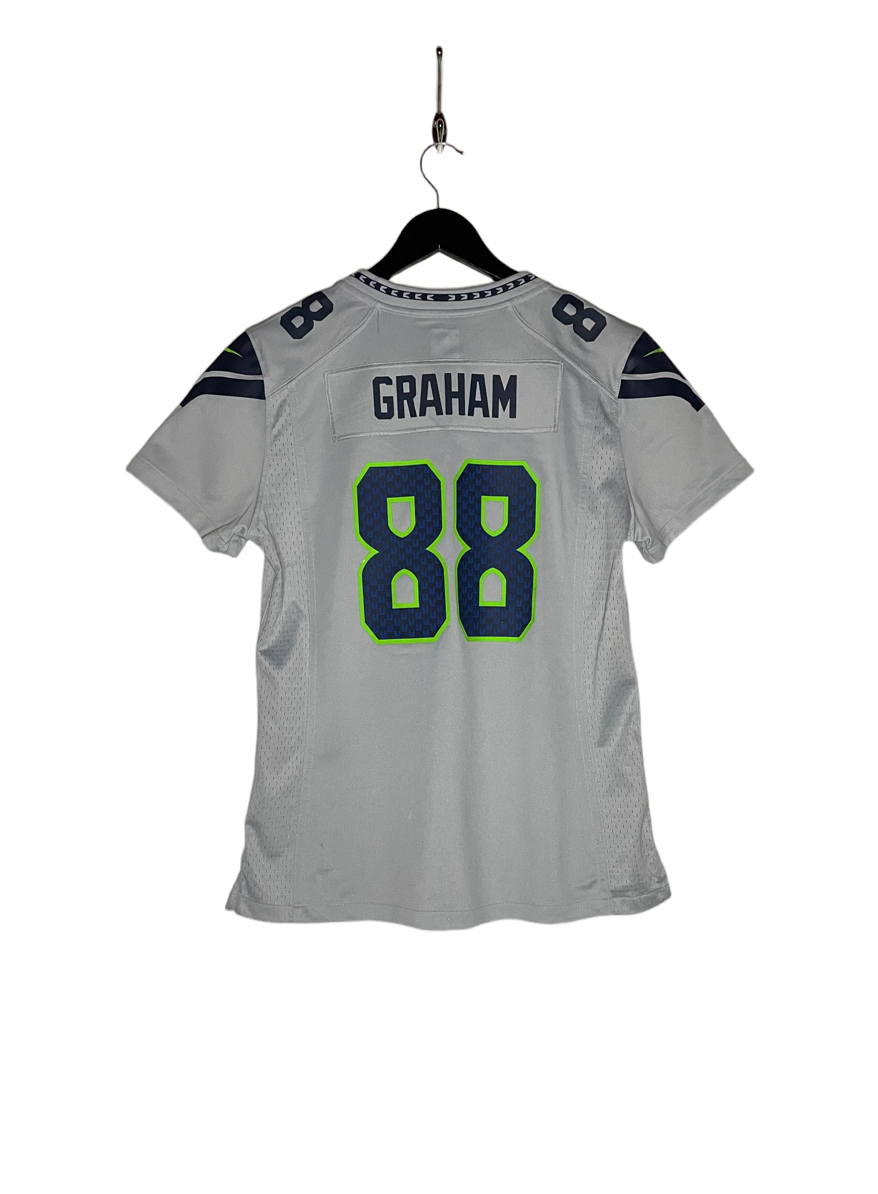 Nike Seattle Seahawks Jersey Damen #88 Graham Silber Größe M