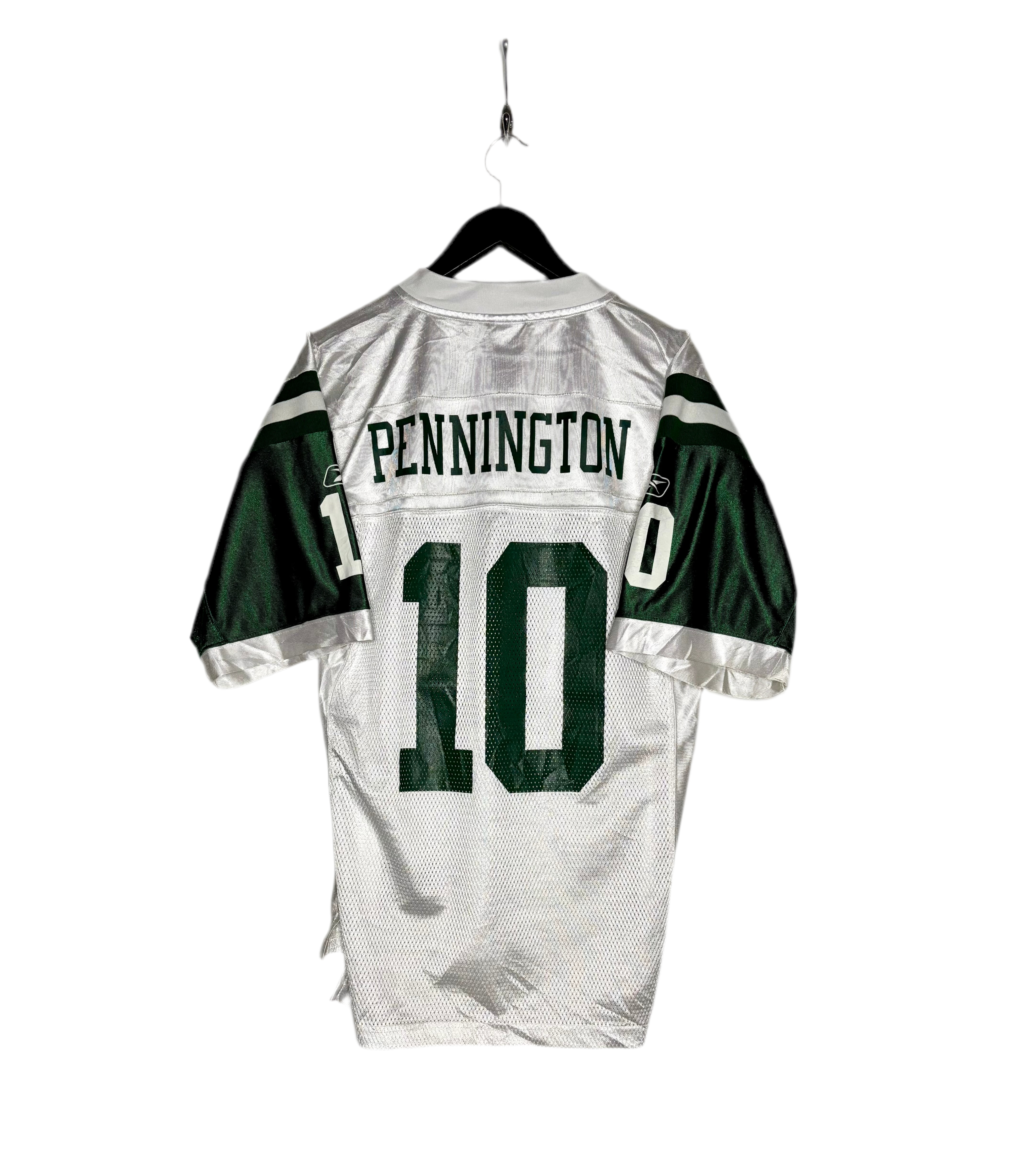 Reebok NFL Vintage New York Jets Jersey #10 Chad Pennington Weiß Größe S