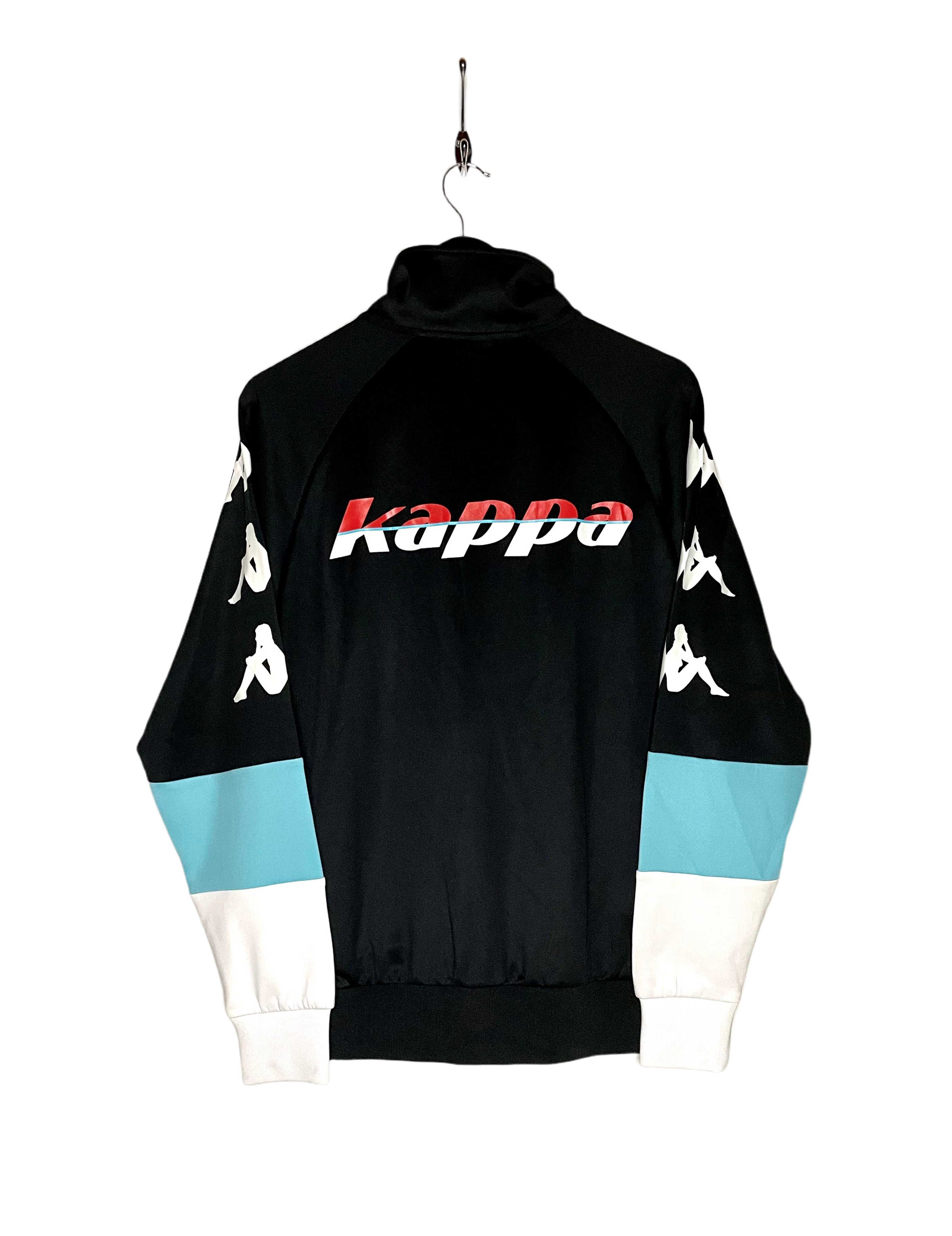 Kappa Vintage Trainingsjacke Schwarz Größe S