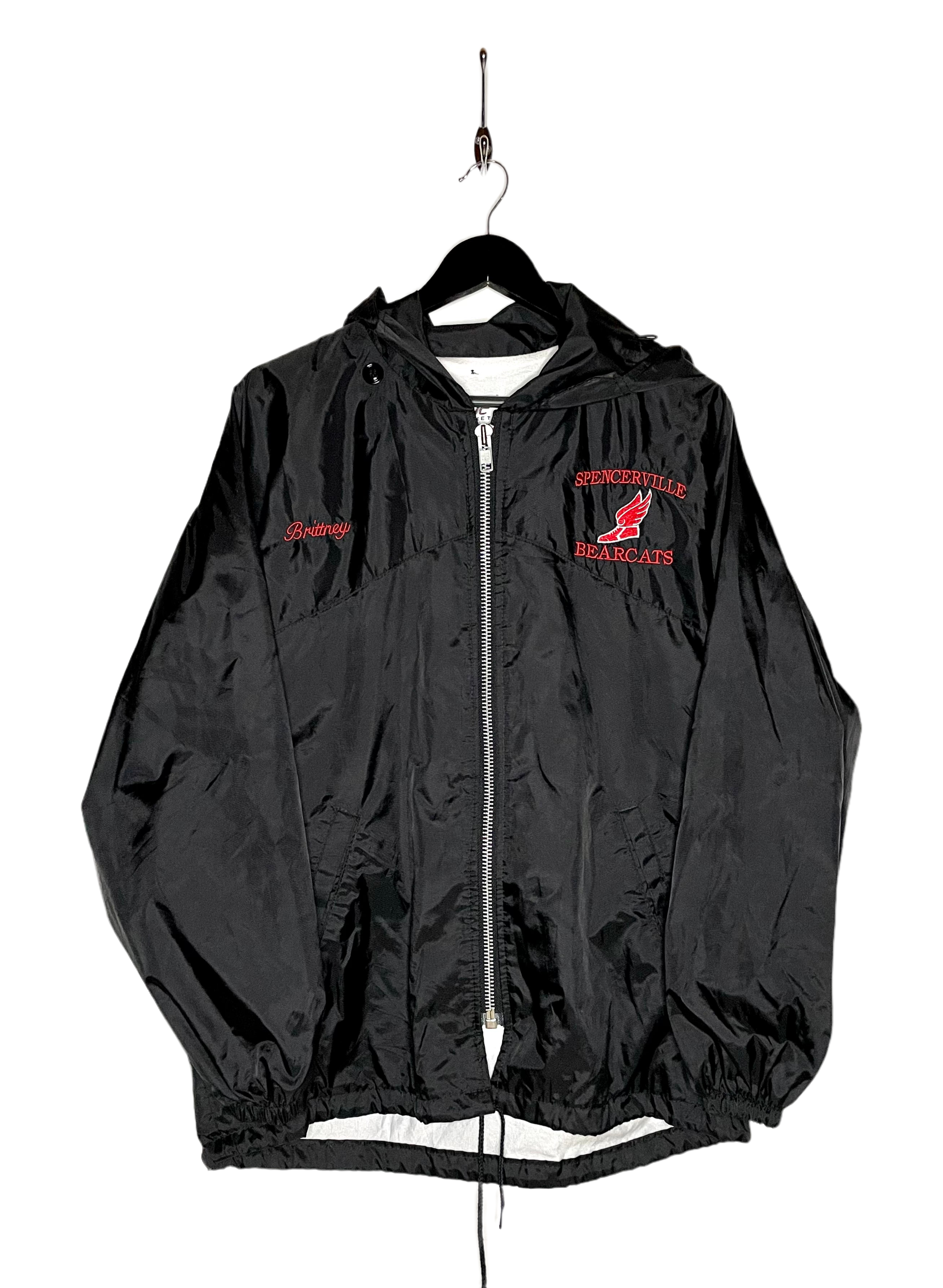 Birdie Spencerville Bearcats Regenjacke Schwarz Größe M