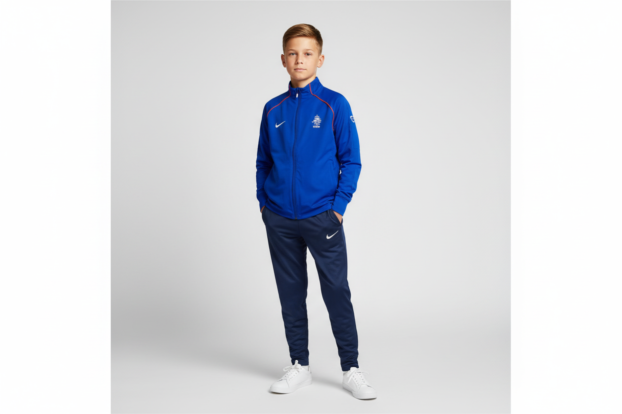 Nike KNVB Niederlande Trainingsjacke Blau Größe XL Kinder
