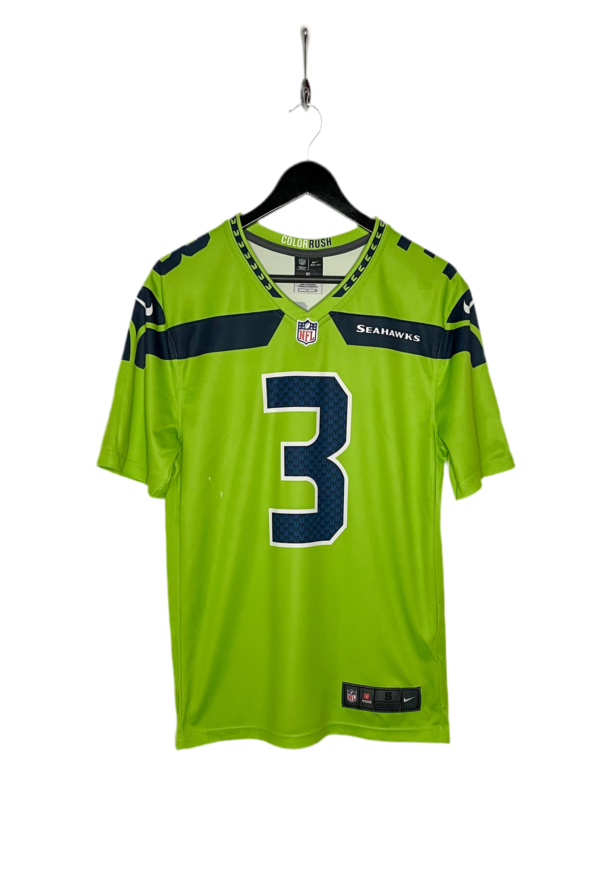 Nike Jersey Seattle Seahawks #3 Russell Wilson Grün Größe S