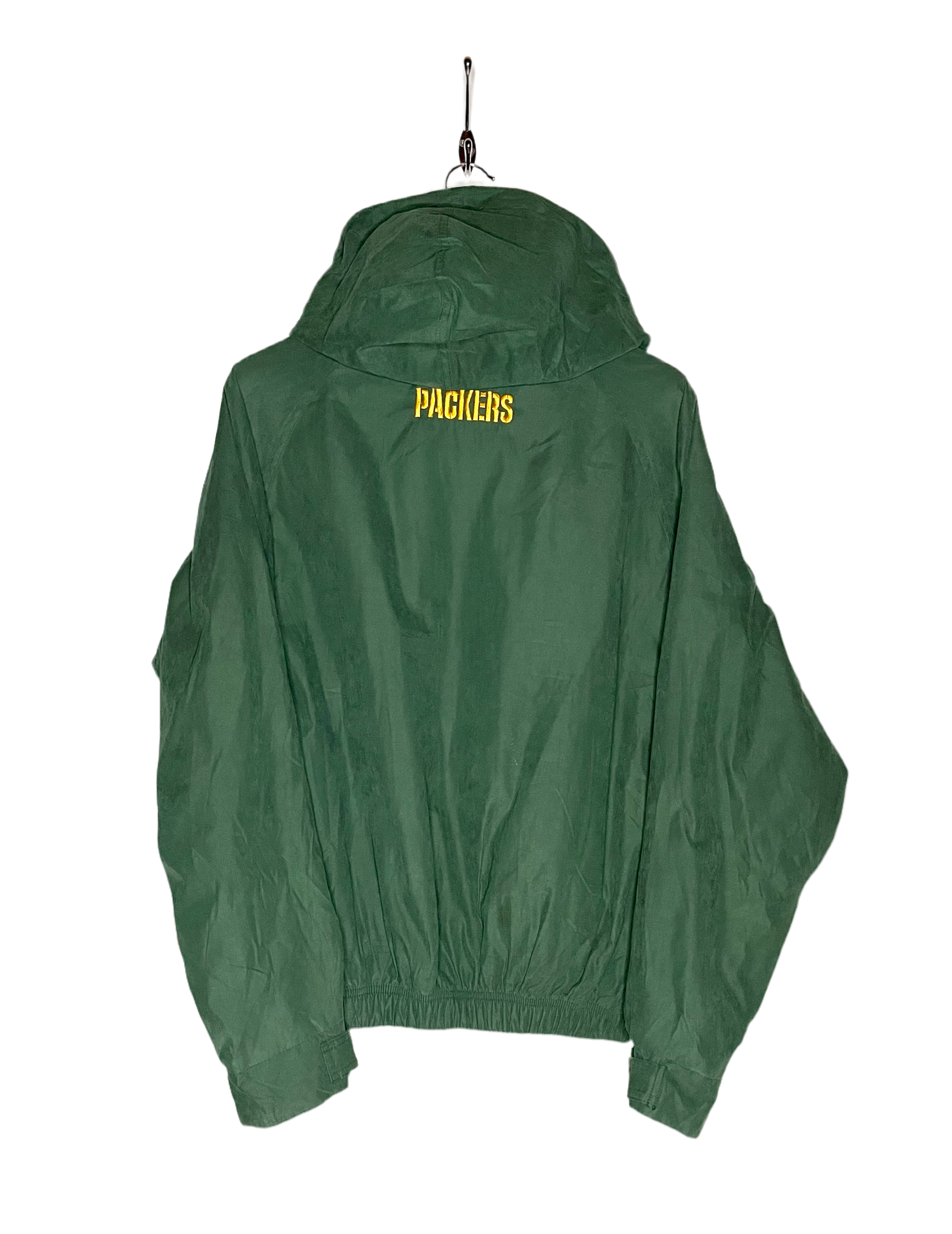 Carl Banks Vintage Green Bay Packers Jacke Grün/Gelb Größe M