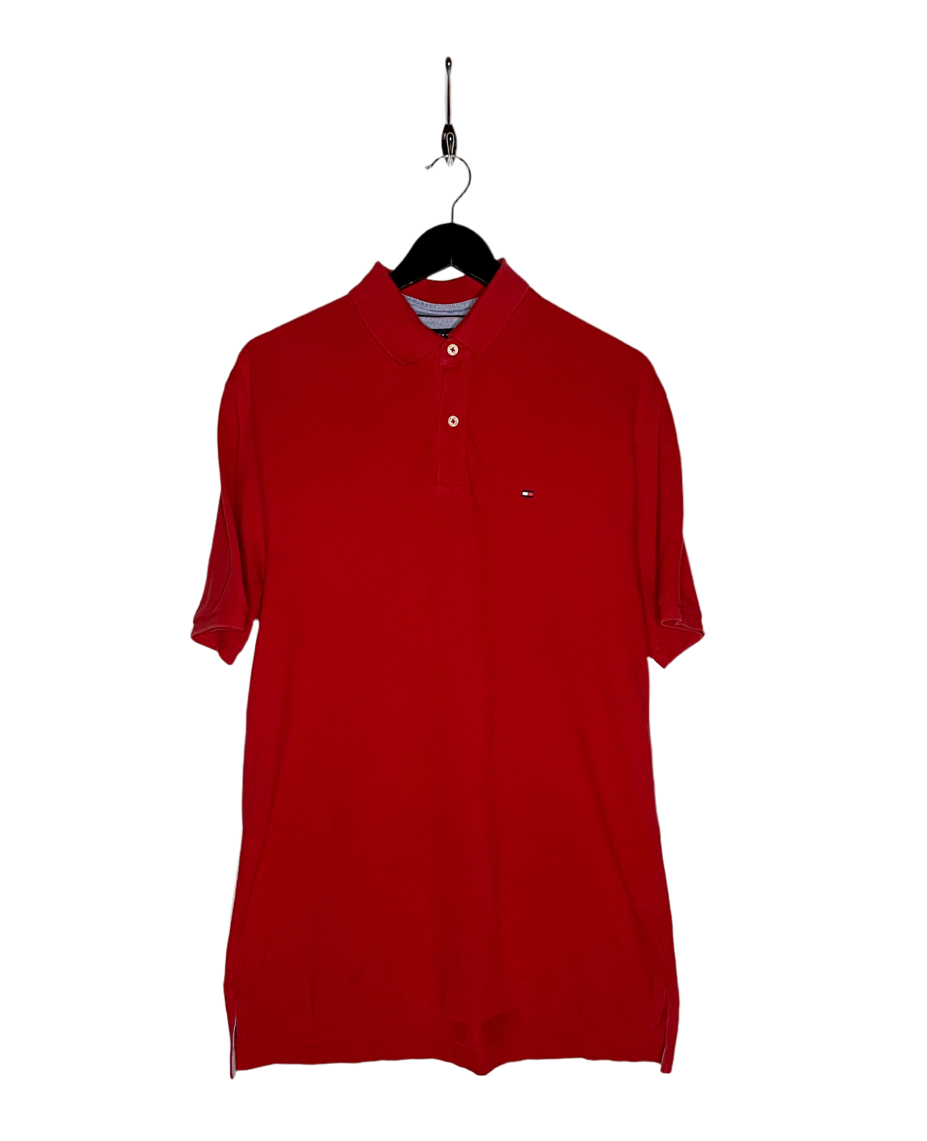 Polo Tommy Hilfiger rojo talla M 