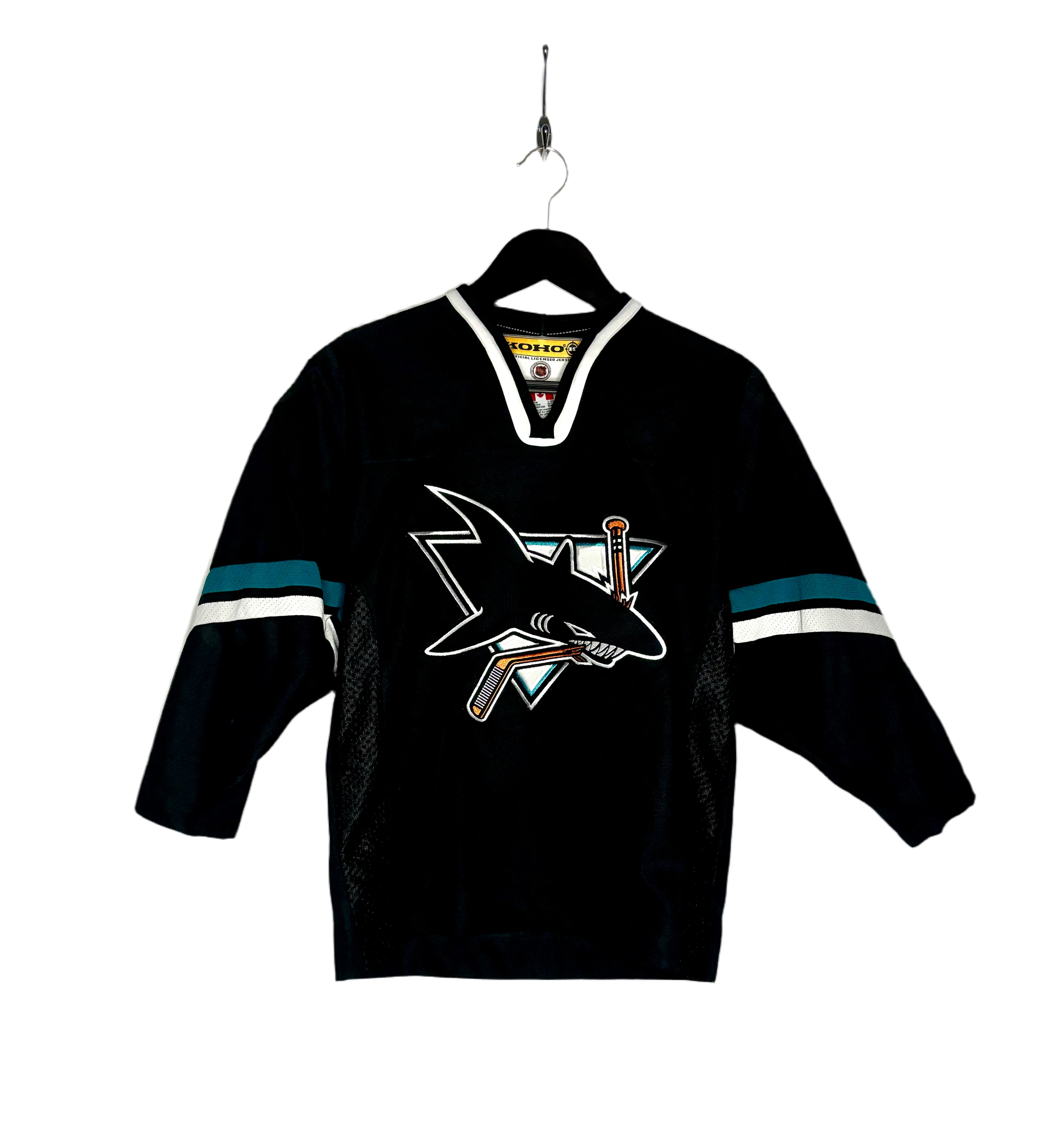 Koho NHL San Jose Sharks Vintage Jersey Schwarz Größe XL Kinder