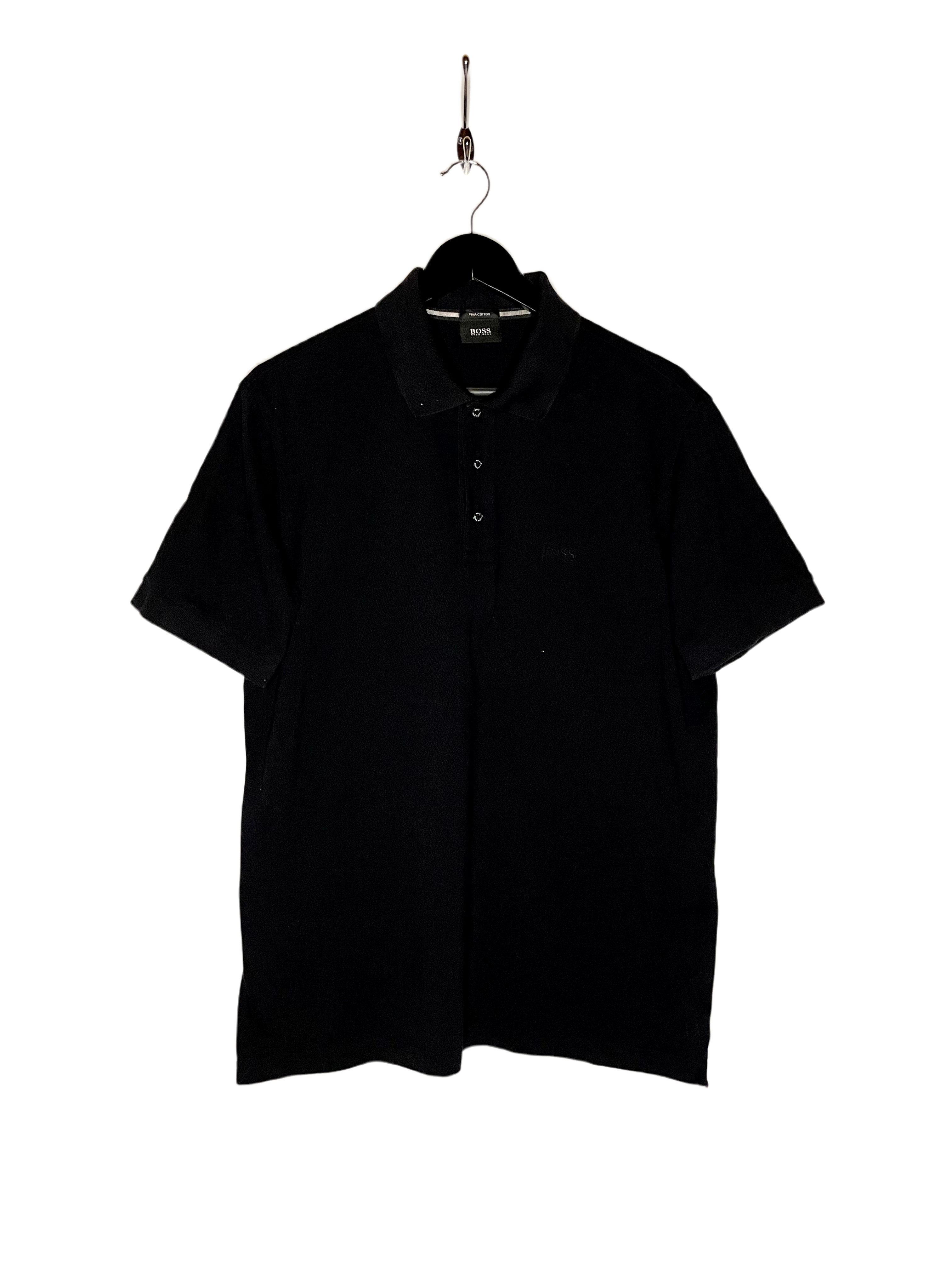 Polo Hugo Boss negro talla XL 