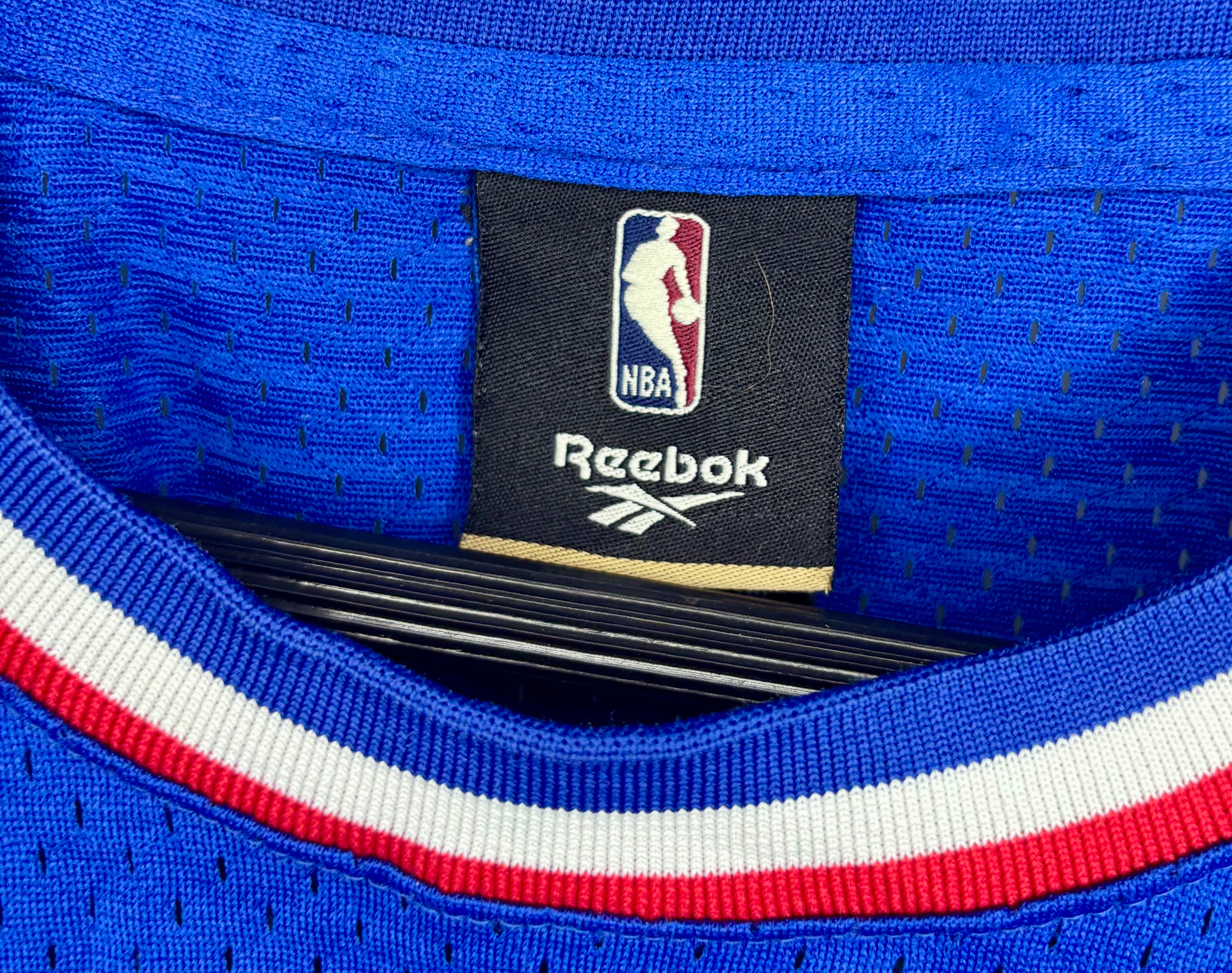 Reebok NBA Vintage Sixers Jersey #6 Julius Erving Blau Größe L Kinder