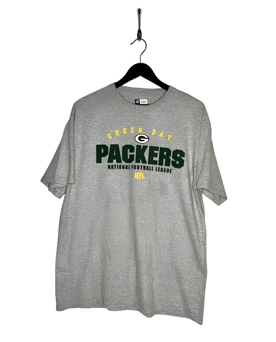 NFL T-Shirt Green Bay Packers Gray Size XL 