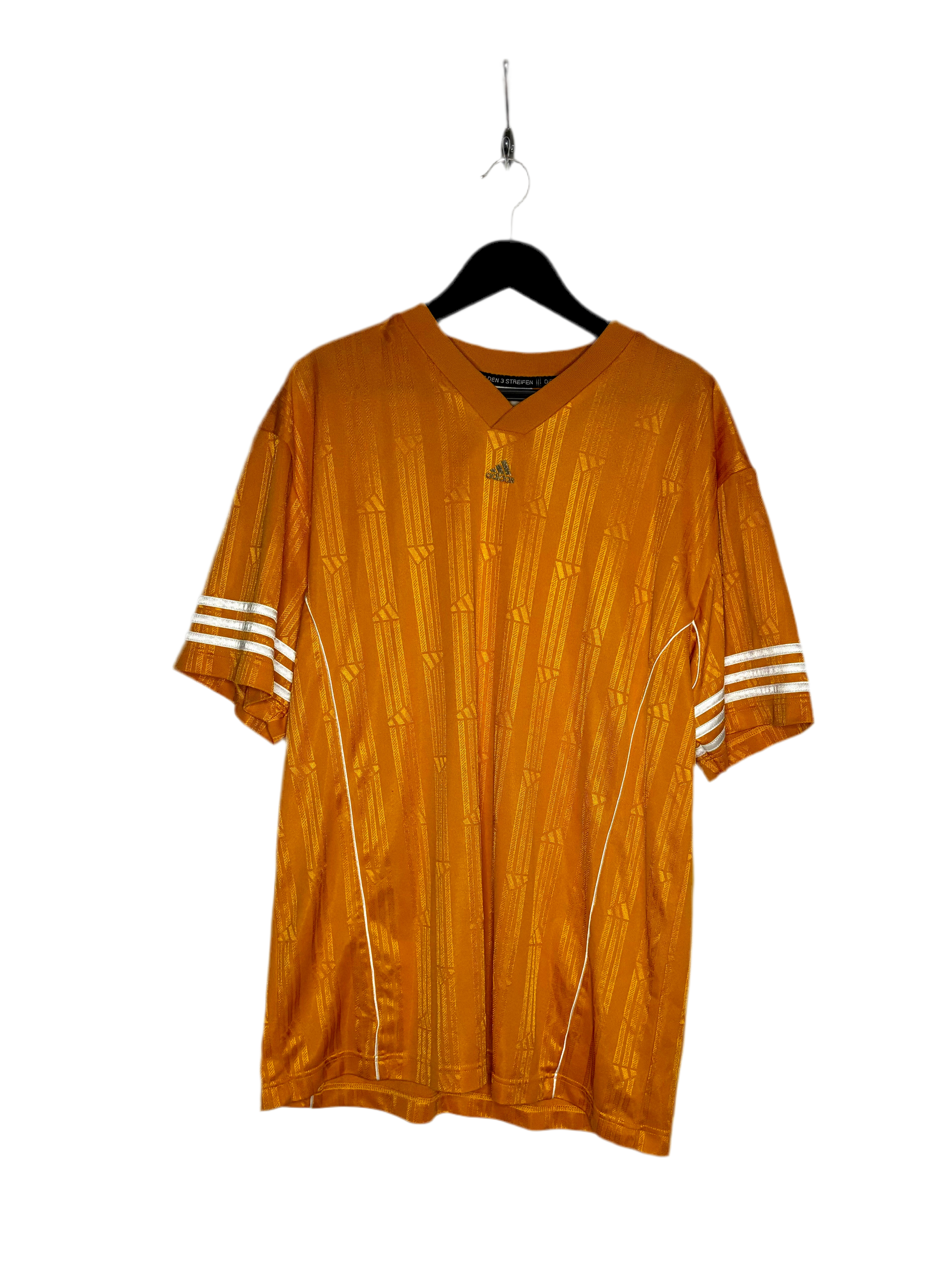 Adidas Vintage T-Shirt Gelb Größe XL