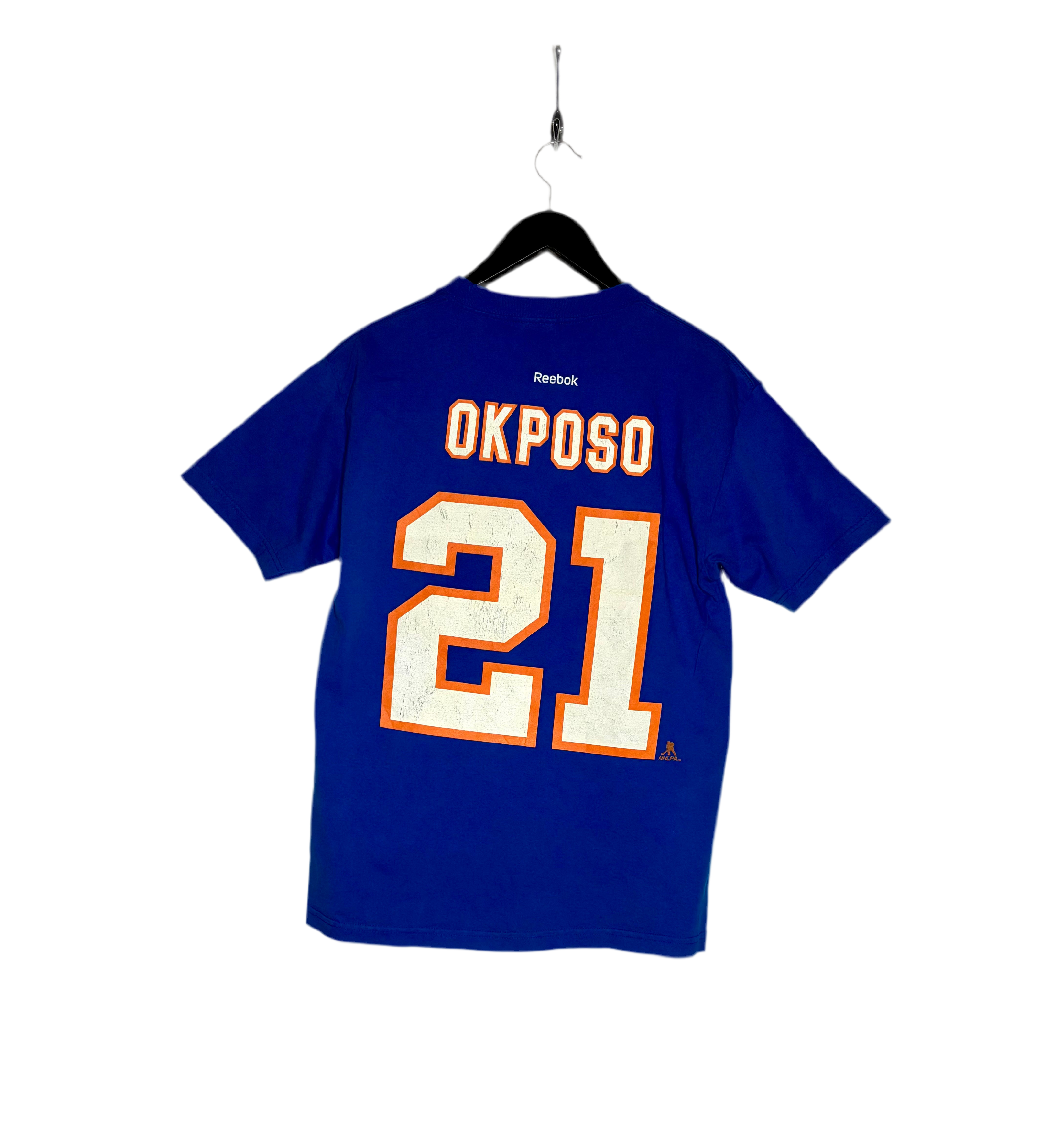 Reebok NHL New York Islanders T-Shirt #21 Kyle Okposo Blau Größe M