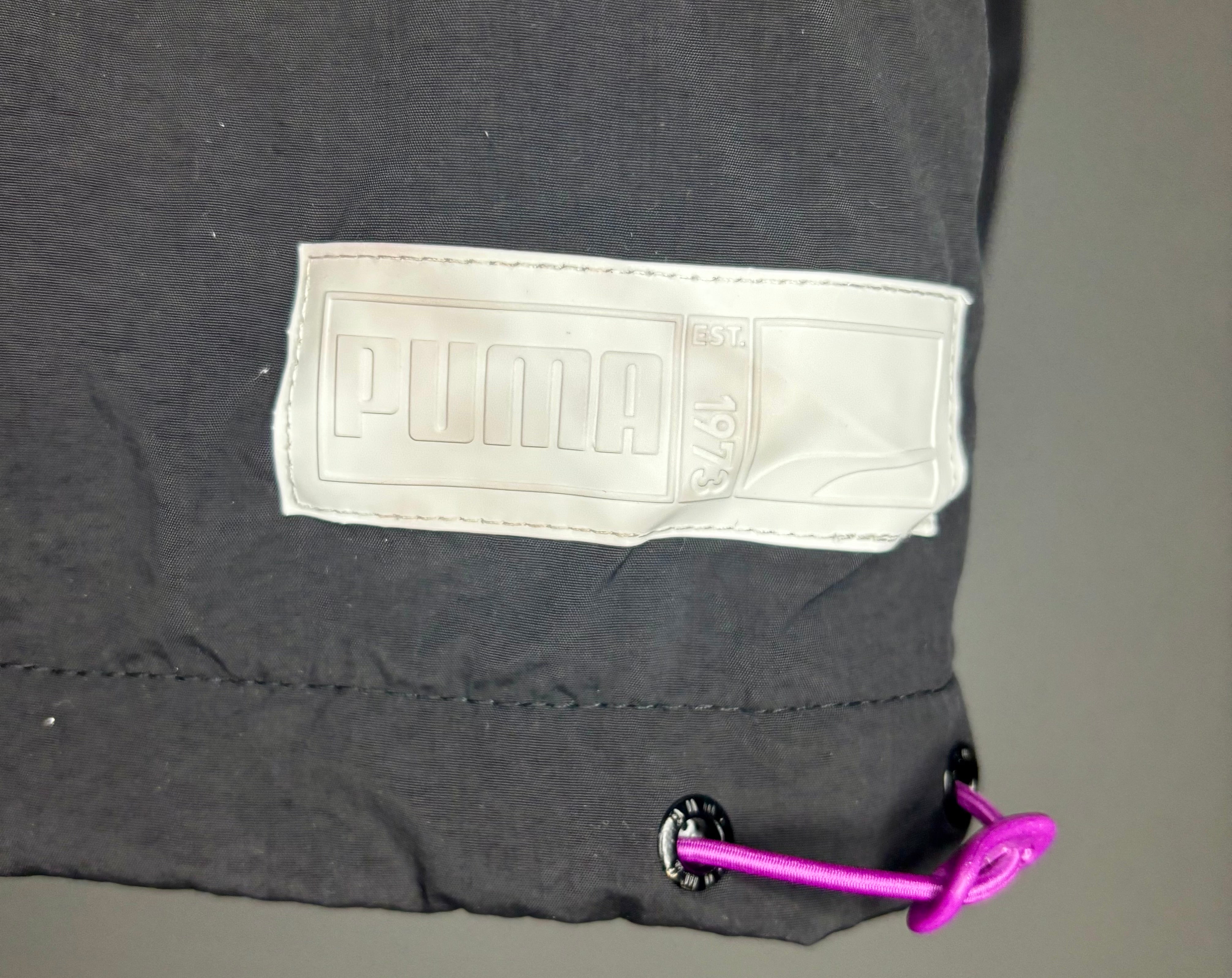 Puma Vintage Trainingsjacke Weiß/Schwarz Größe S