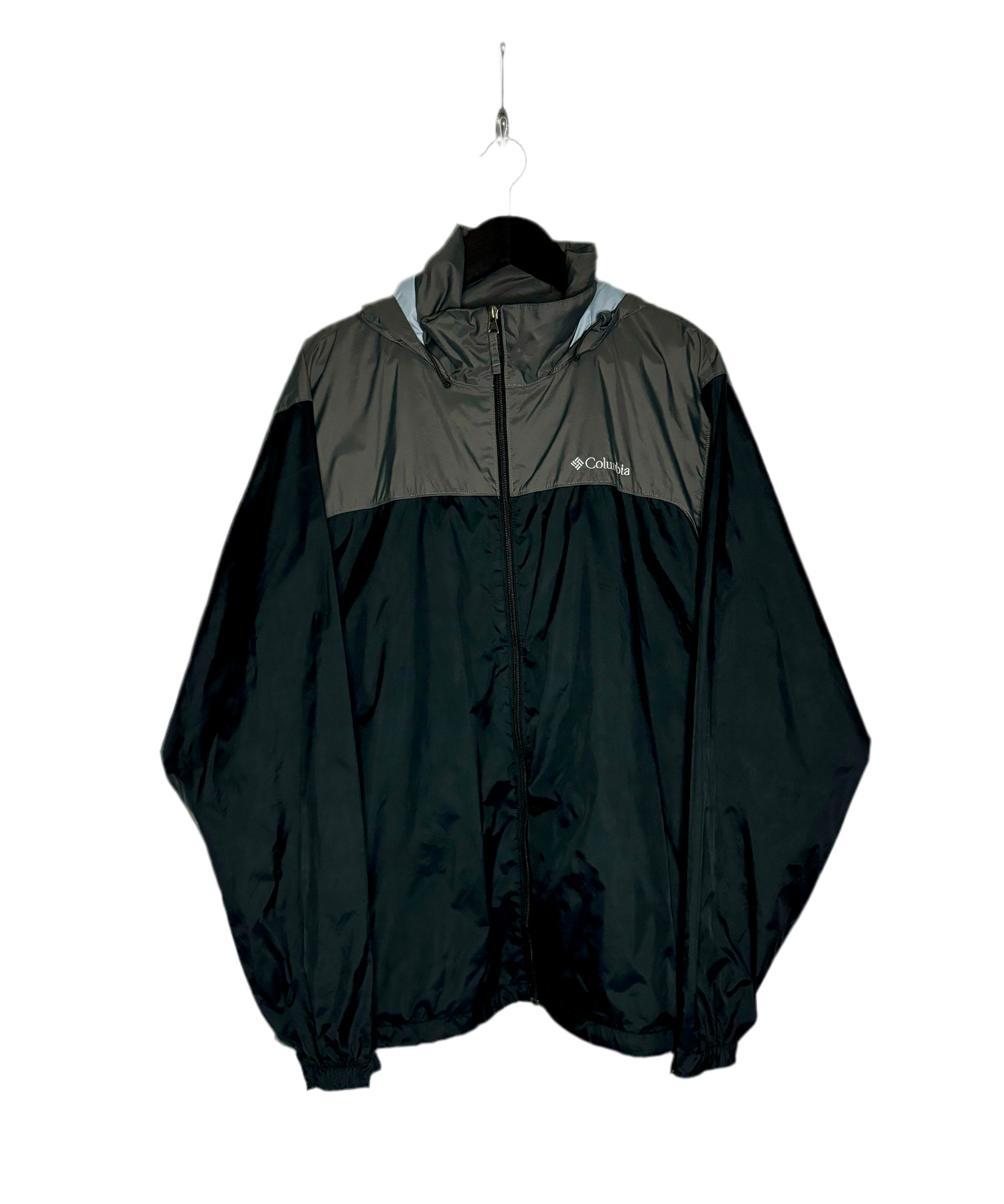 Columbia Regenjacke Grau/Schwarz Größe XL