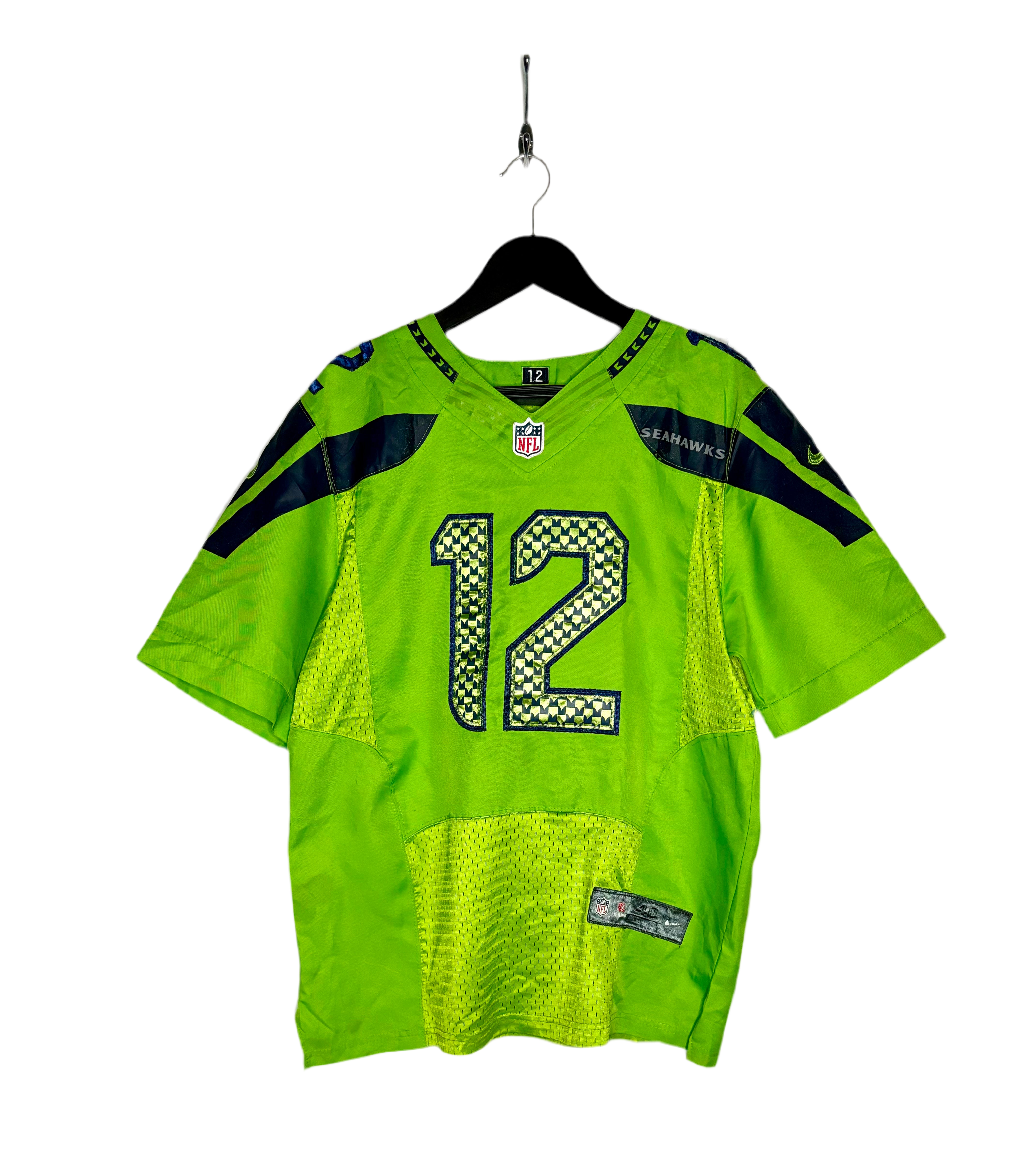 Nike NFL Jersey Seattle Seahawks Jersey #12 Fan Grün Größe XS