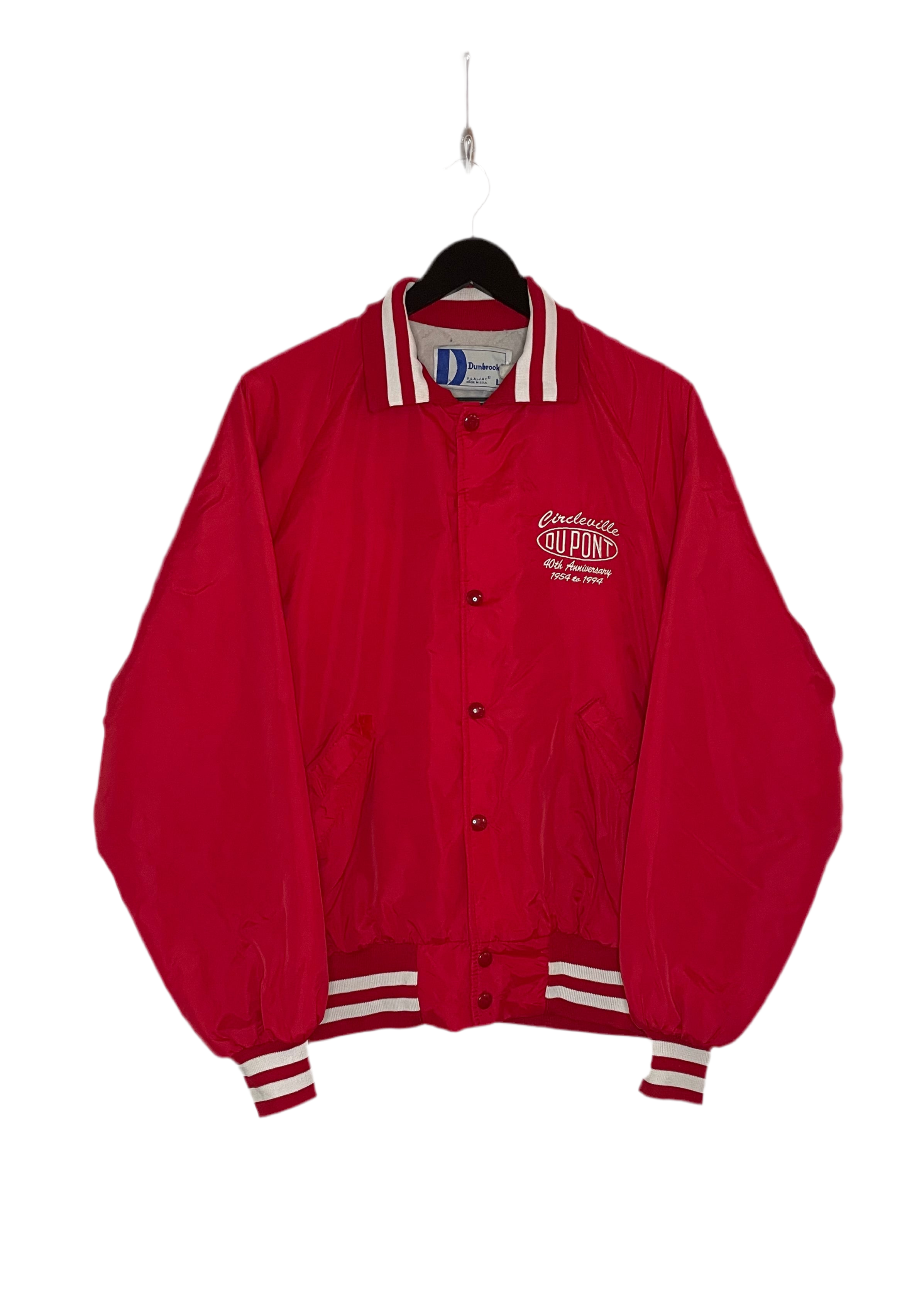 Dunbrooke Baseball Jacke DuPont Rot Größe L