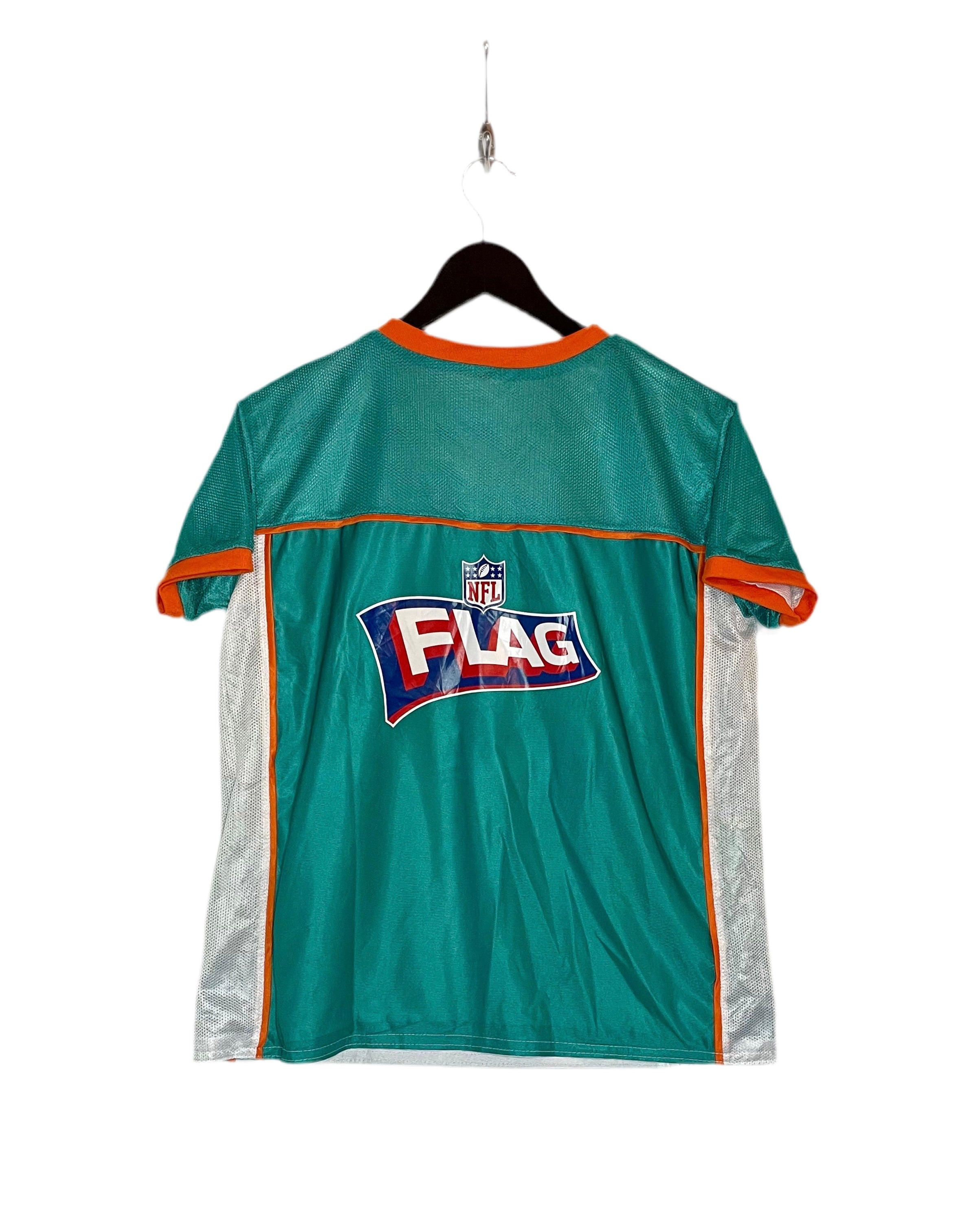 NFL Miami Dolphins Flag Football Jersey Grün Größe XL Kinder