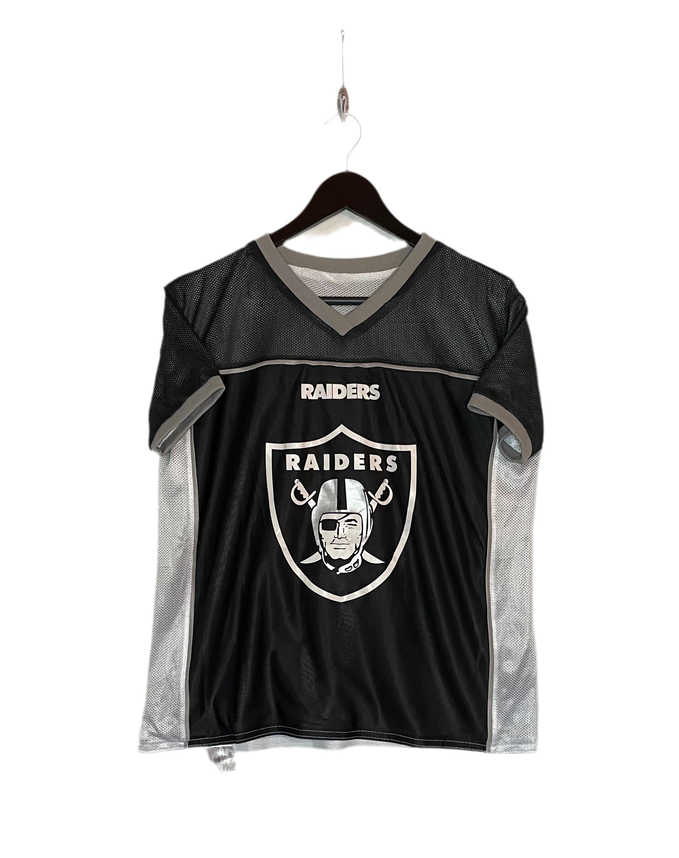 NFL Las Vegas Raiders Flag Football Jersey Schwarz Größe XL Kinder