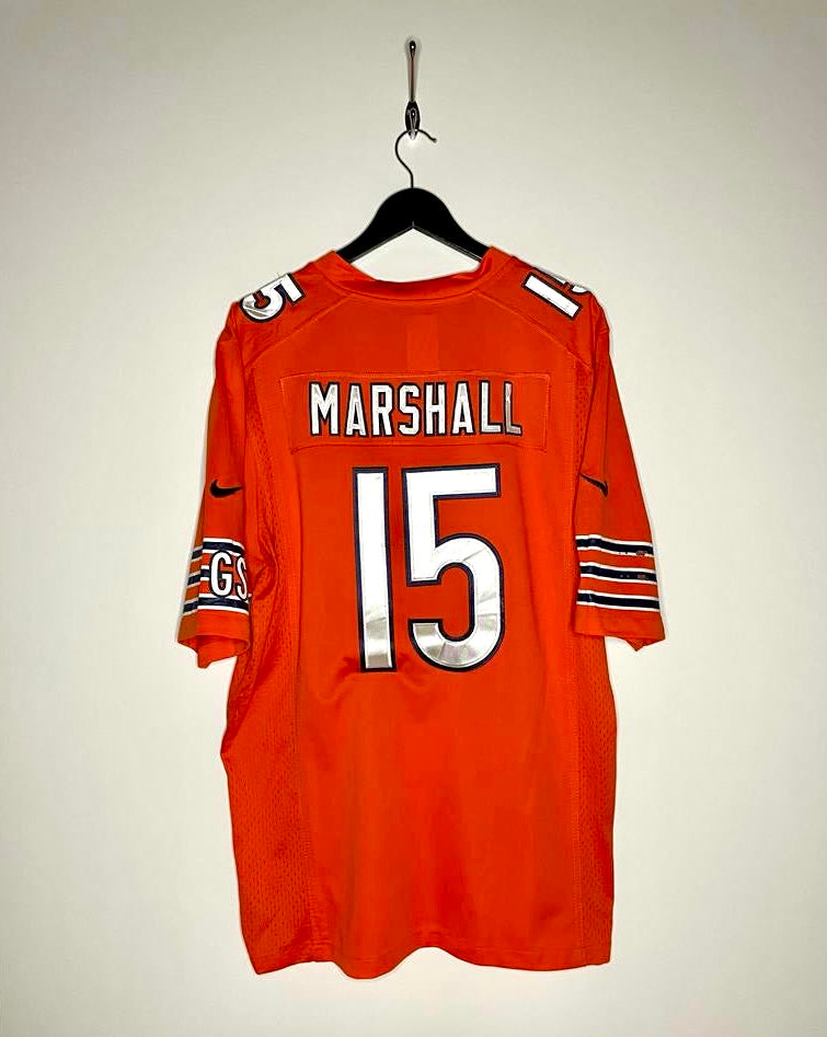 Nike OnField Jersey Chicago Bears Brandon Marshall #15 Orange Größe L