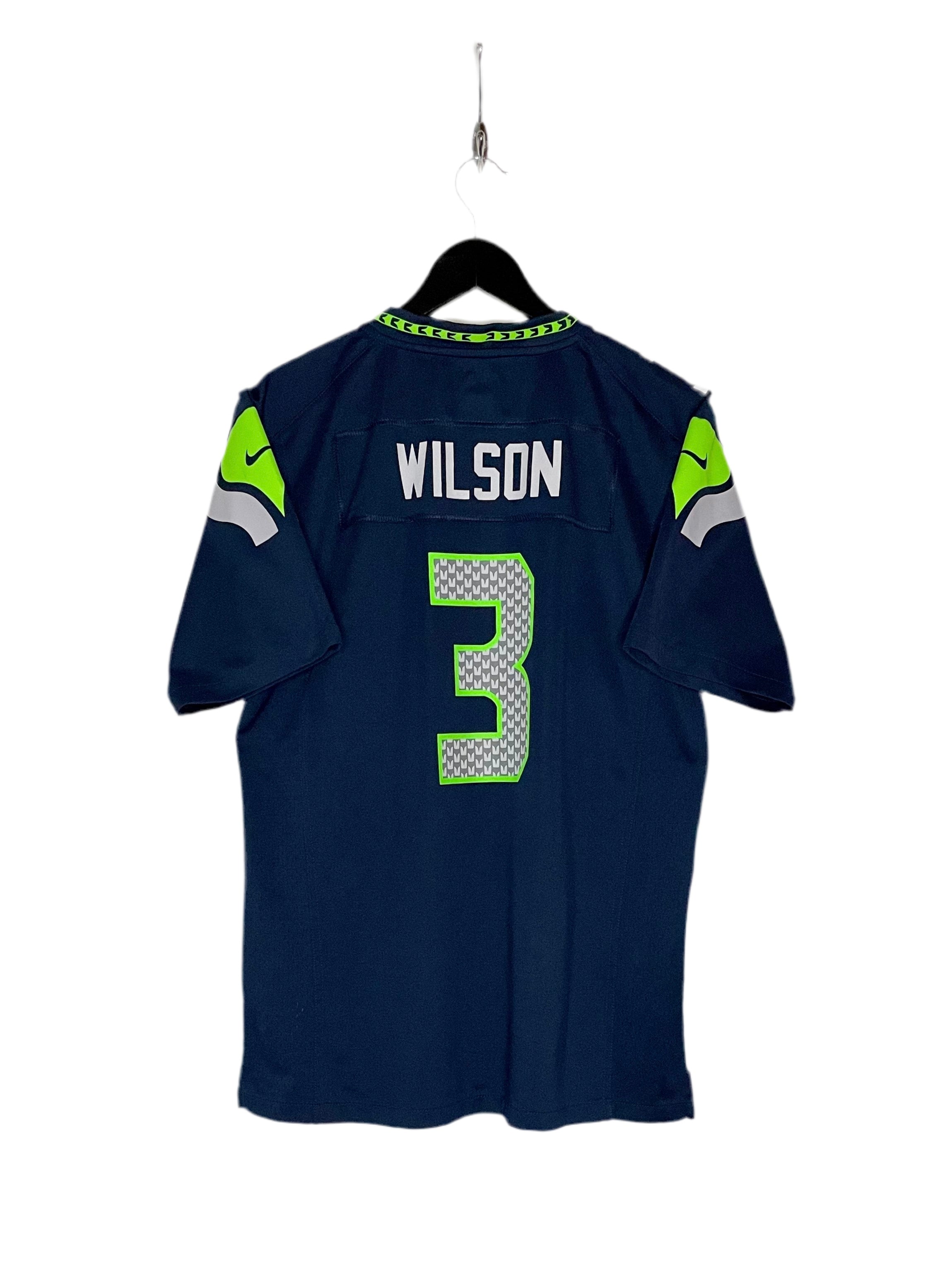 Nike Jersey Seattle Seahawks #3 Russell Wilson Blau Größe XL Kinder