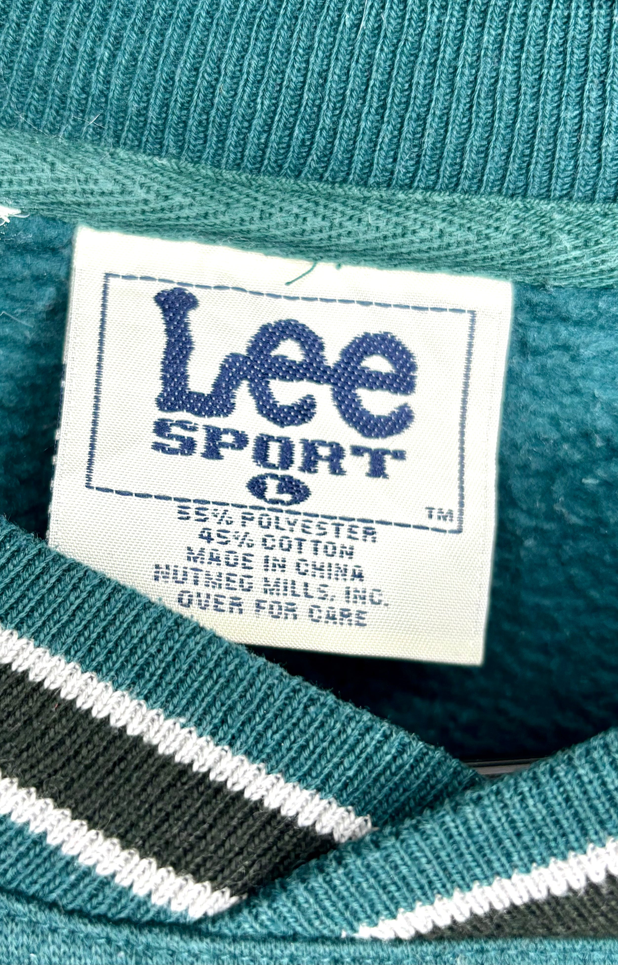 Lee Sport Vintage NFL Philadelphia Eagles Sweater Grün Größe L