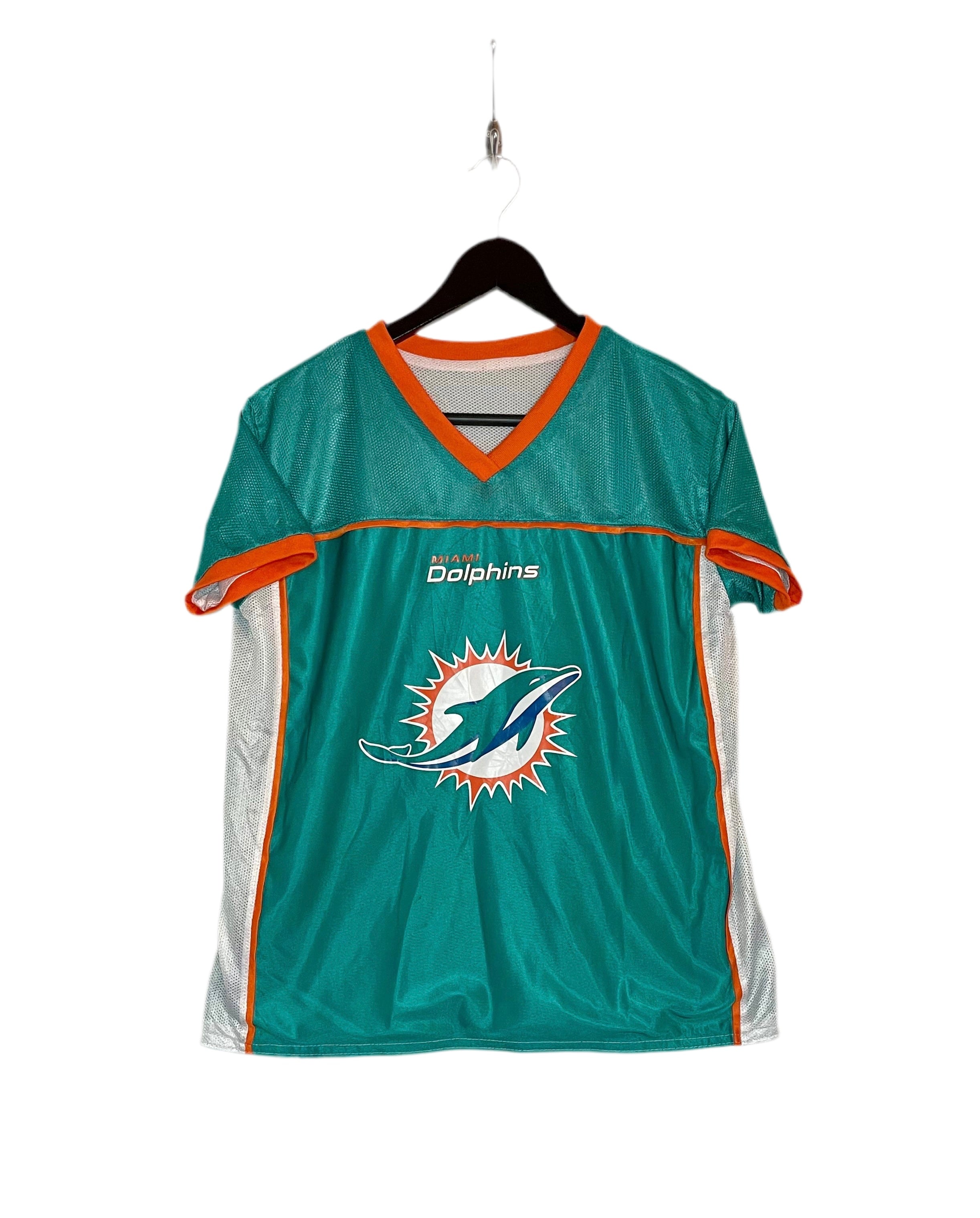 NFL Miami Dolphins Flag Football Jersey Grün Größe XL Kinder