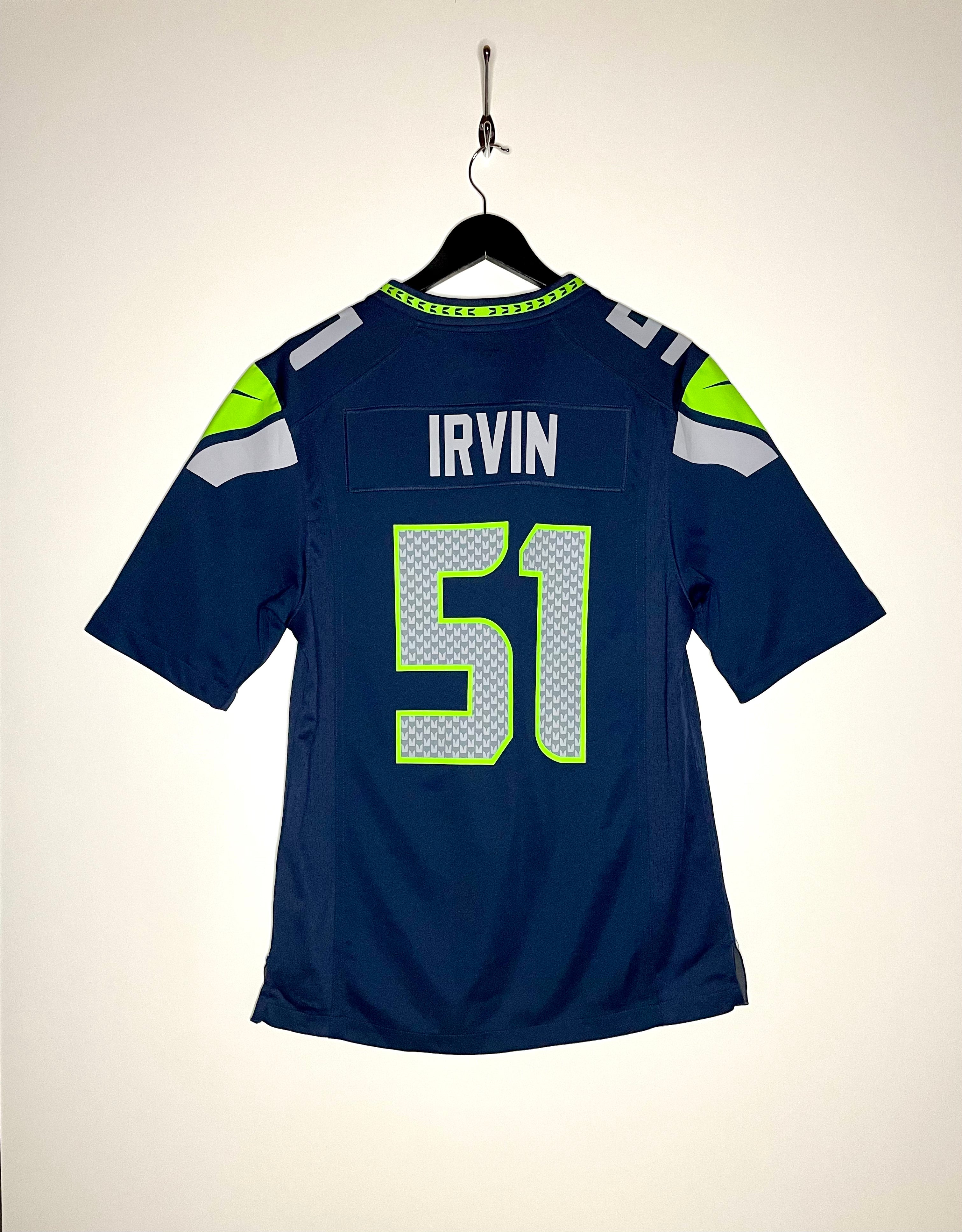 Nike OnField Jersey Seattle Seahawks #51 Irvin Blau Größe S