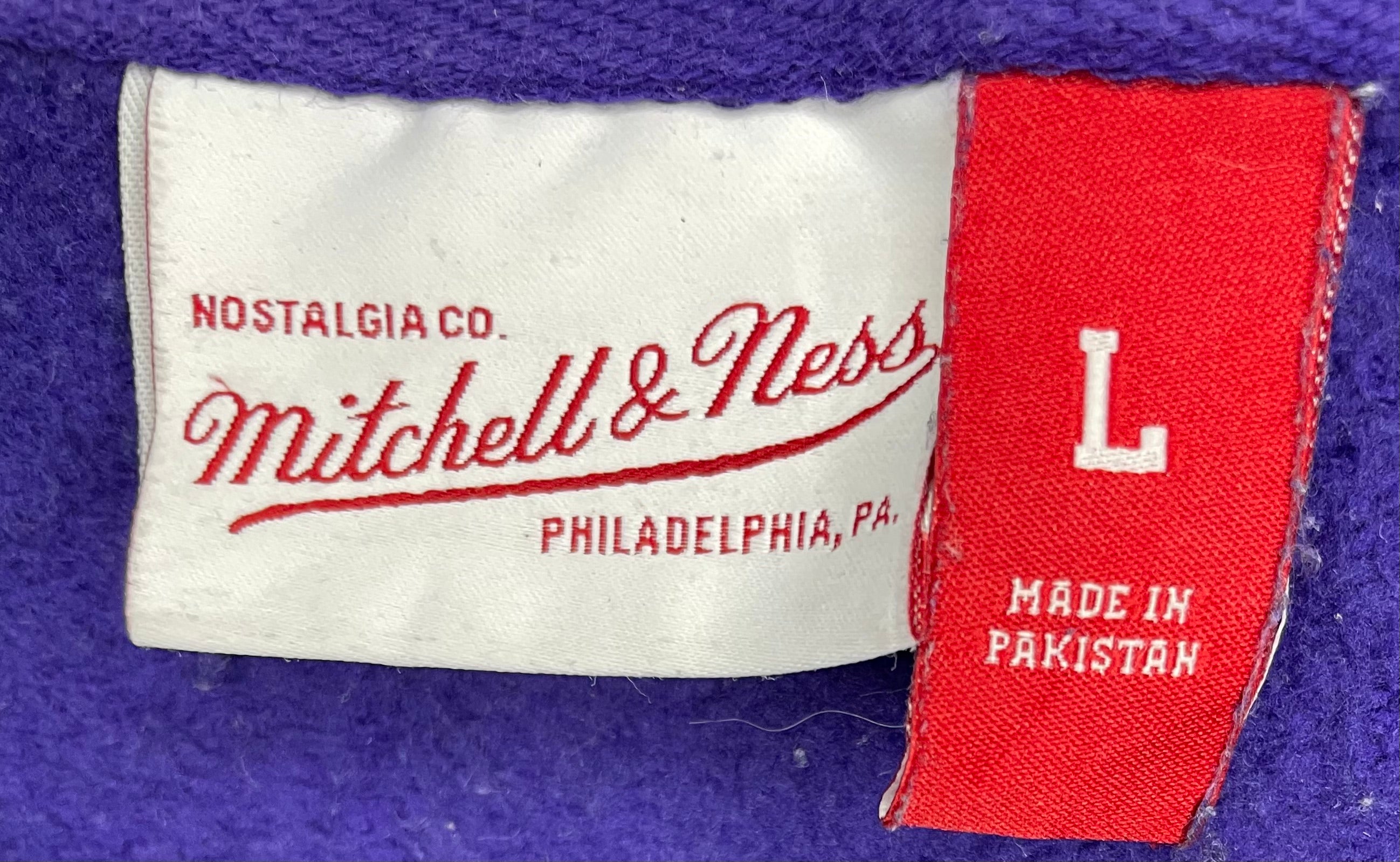 Mitchel & Ness Vintage Sweater Toronto Raptors Lila Größe L