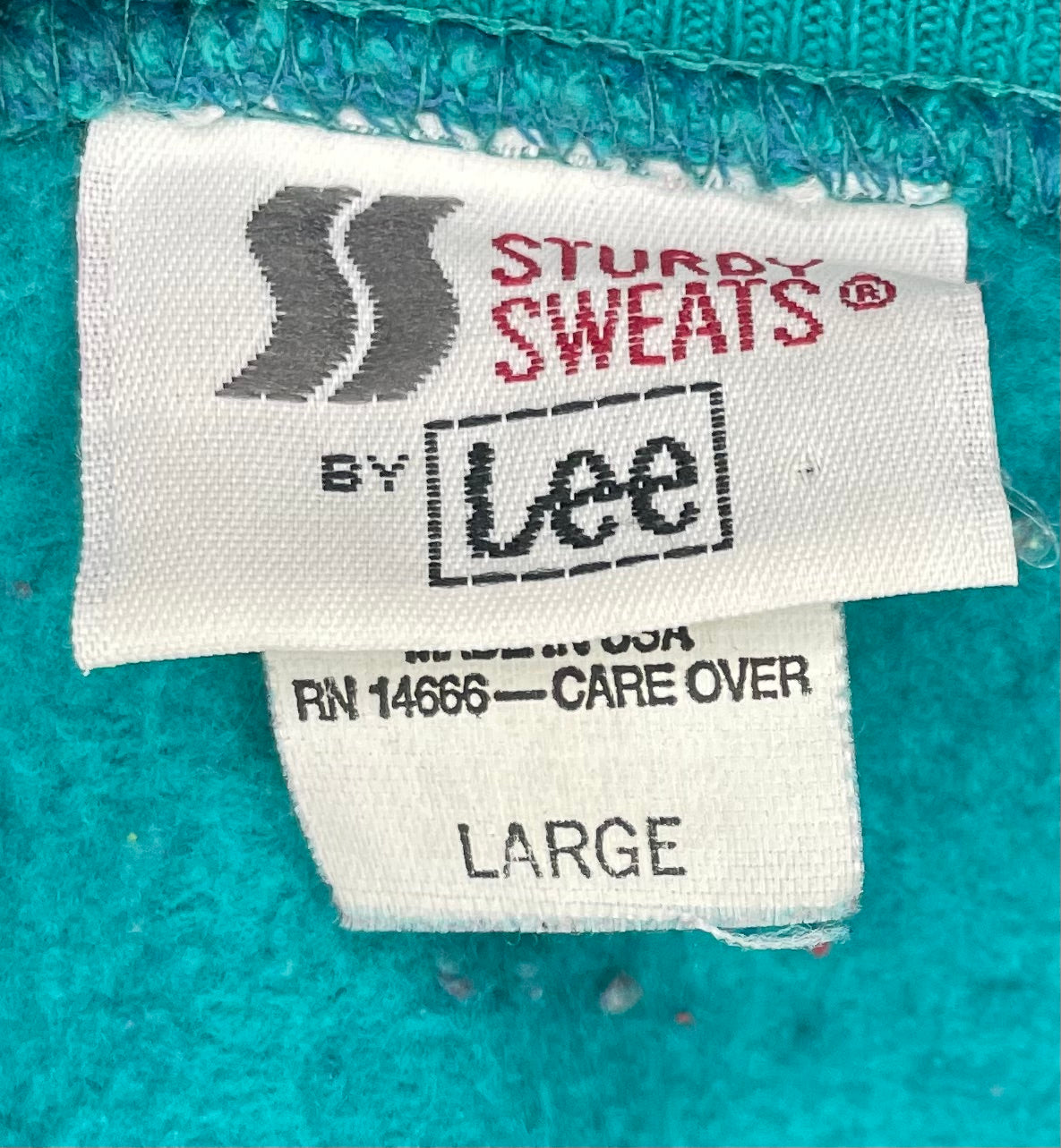 LEE Vintage Basic Sweater Türkis Größe L